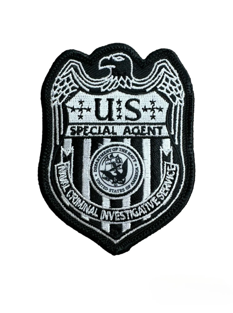 NCIS S/A BADGE 3 1/2 INCH PATCH with PRINTED CENTER - Image 3