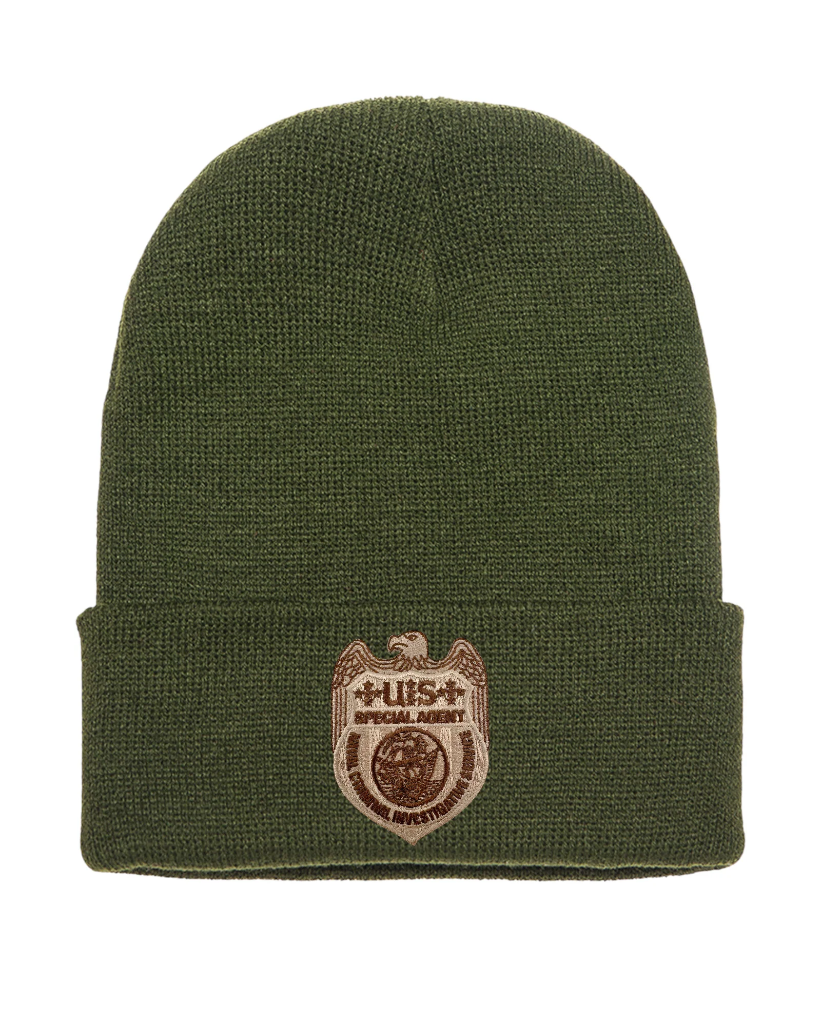 NCIS SPECIAL AGENT BADGE ON CUFFED KNIT BEANIE - Image 12