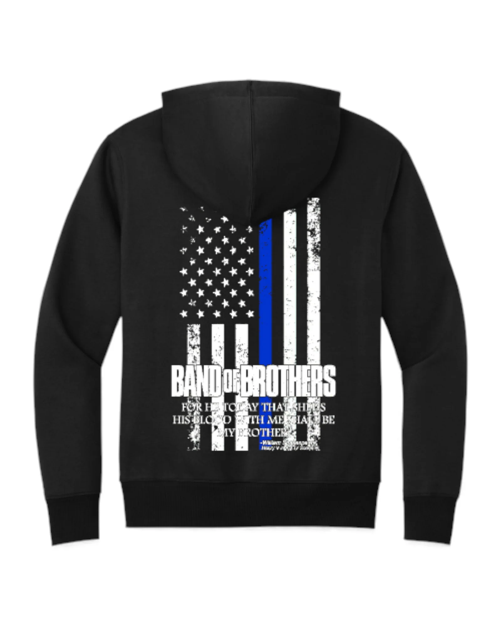 *NEW BAND OF BROTHERS FLAG SWEATSHIRT-D1101 - Image 3