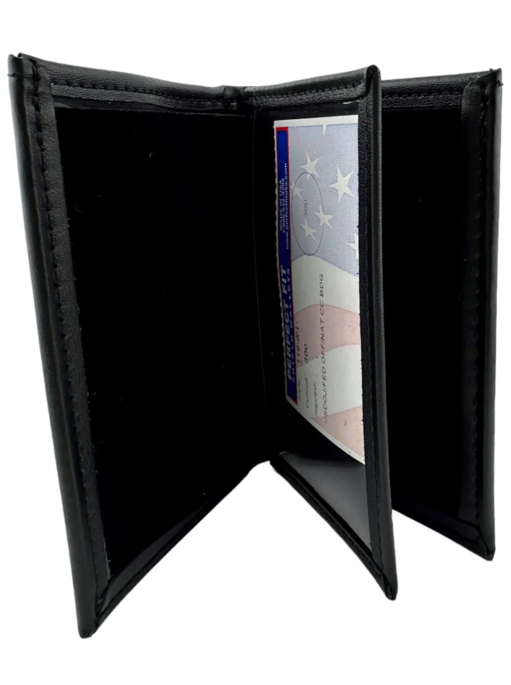 BOP BADGE WALLET 119-A USDOJ/FED OFFICER-BLACK - Image 3