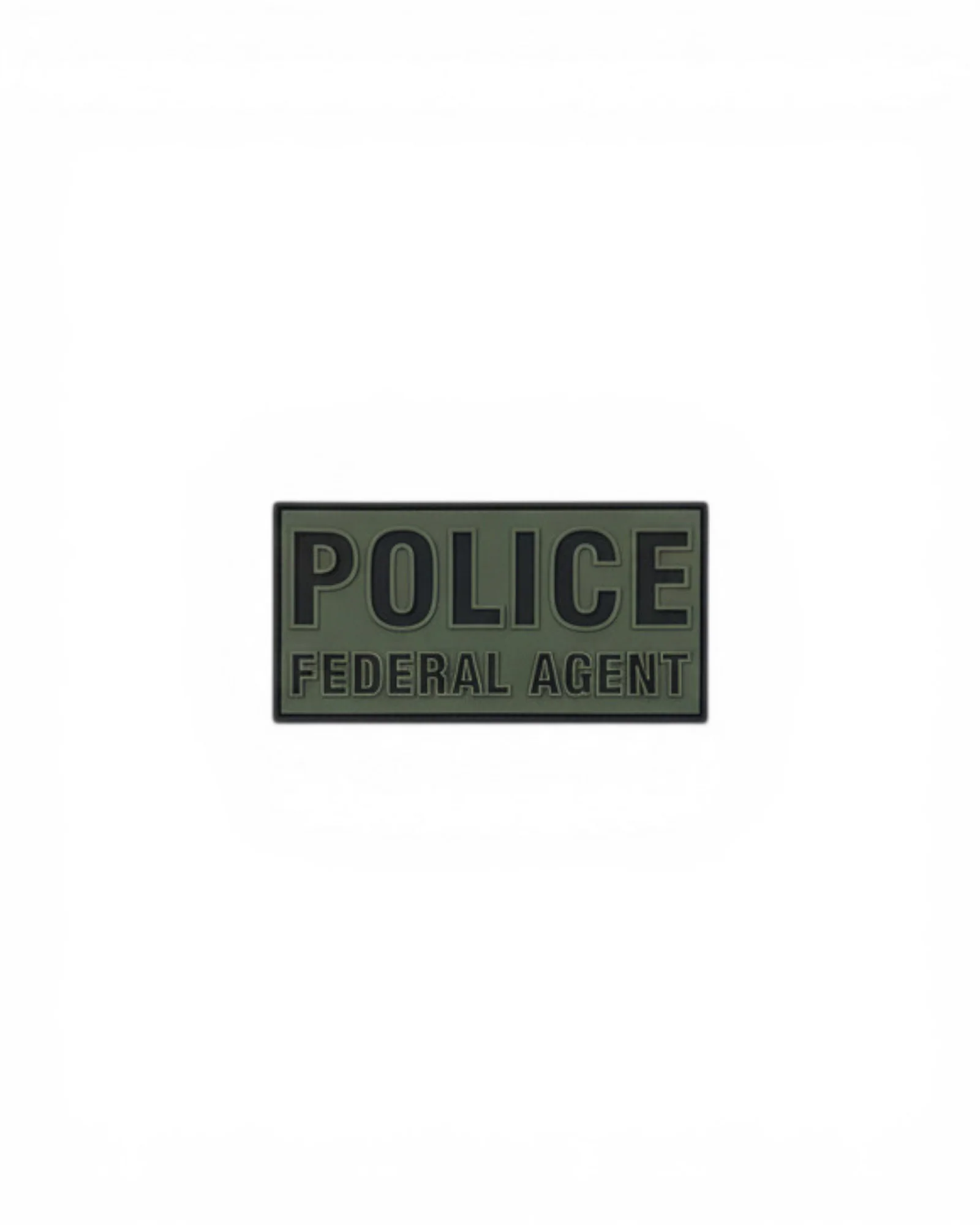 NEW! POLICE FEDERAL AGENT 6X3 PATCH