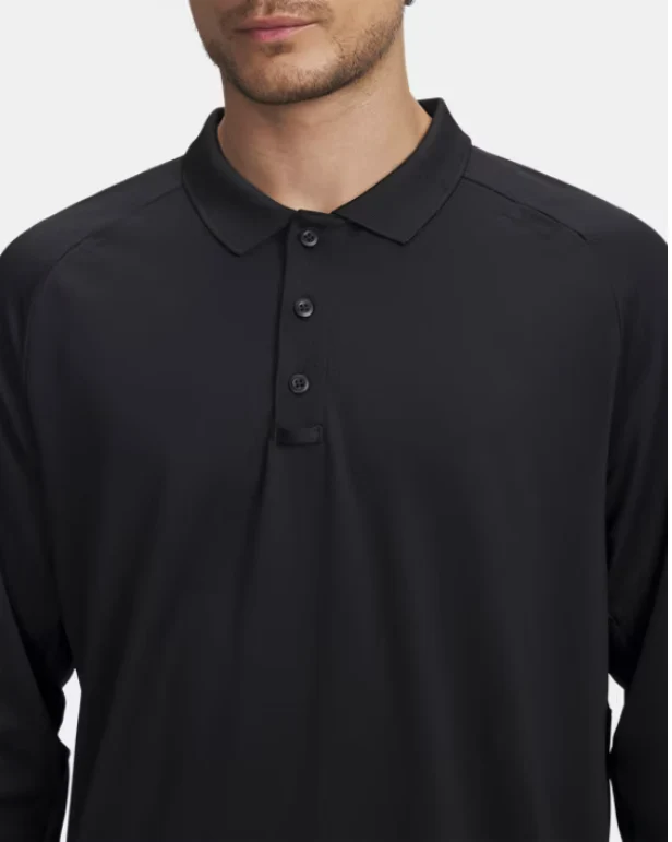 UA TACTICAL PERFORMACE LONG SLEEVE POLO-6004147 - Image 3