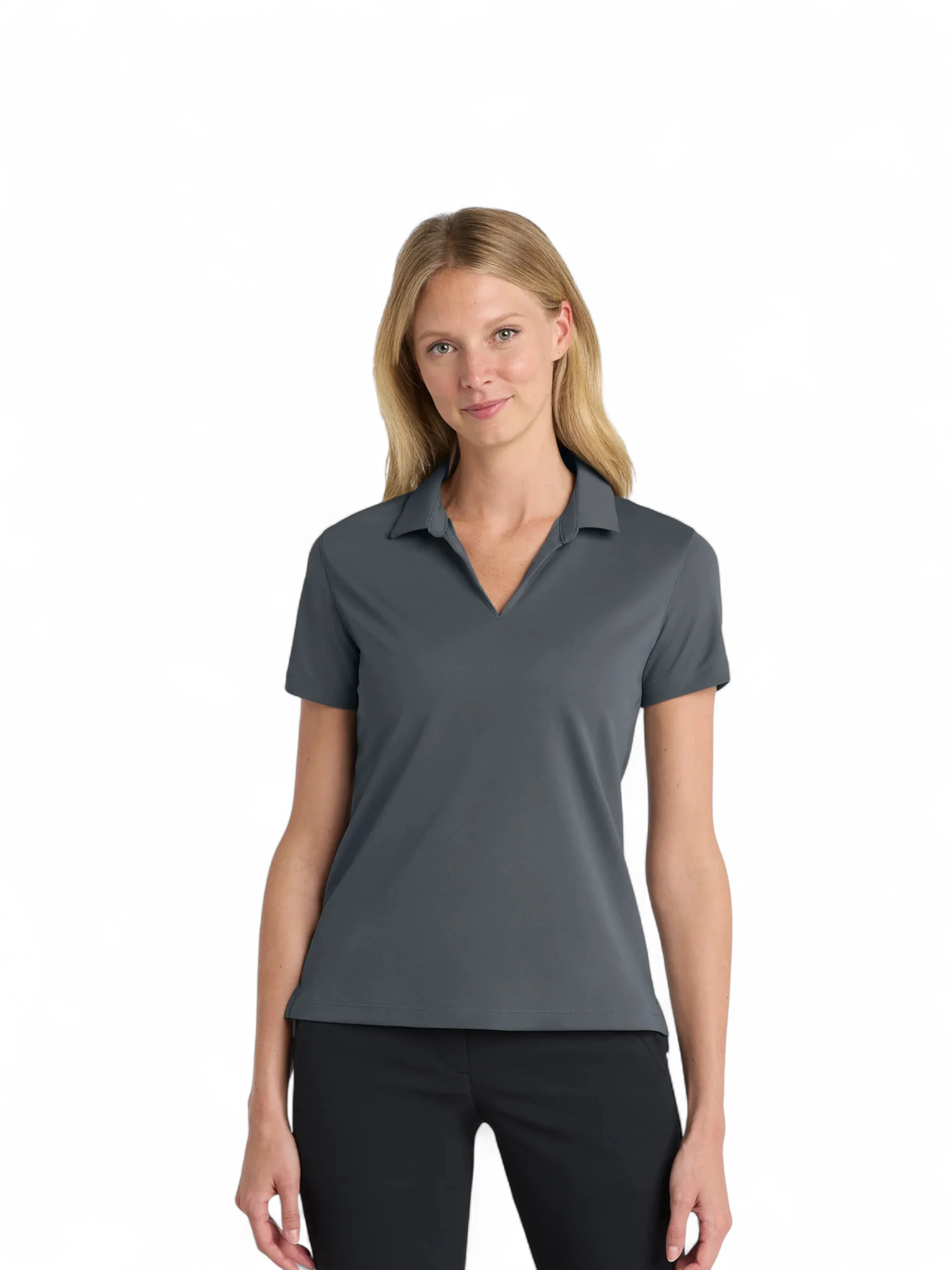 NIKE WOMEN'S DRI-FIT MICRO PIQUE 2.0 POLO NKDC1991 - Image 2