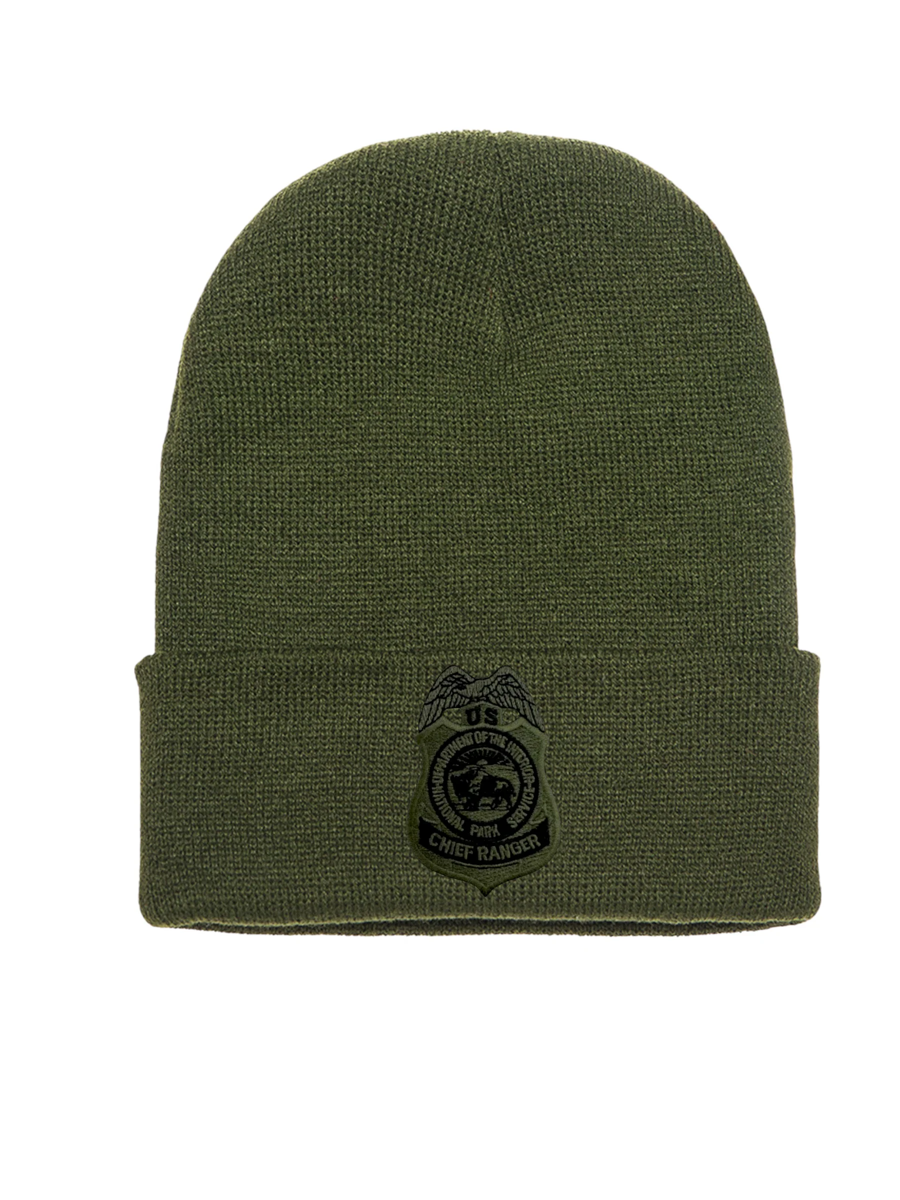 NPS BADGE CUFFED KNIT BEANIE - Image 6