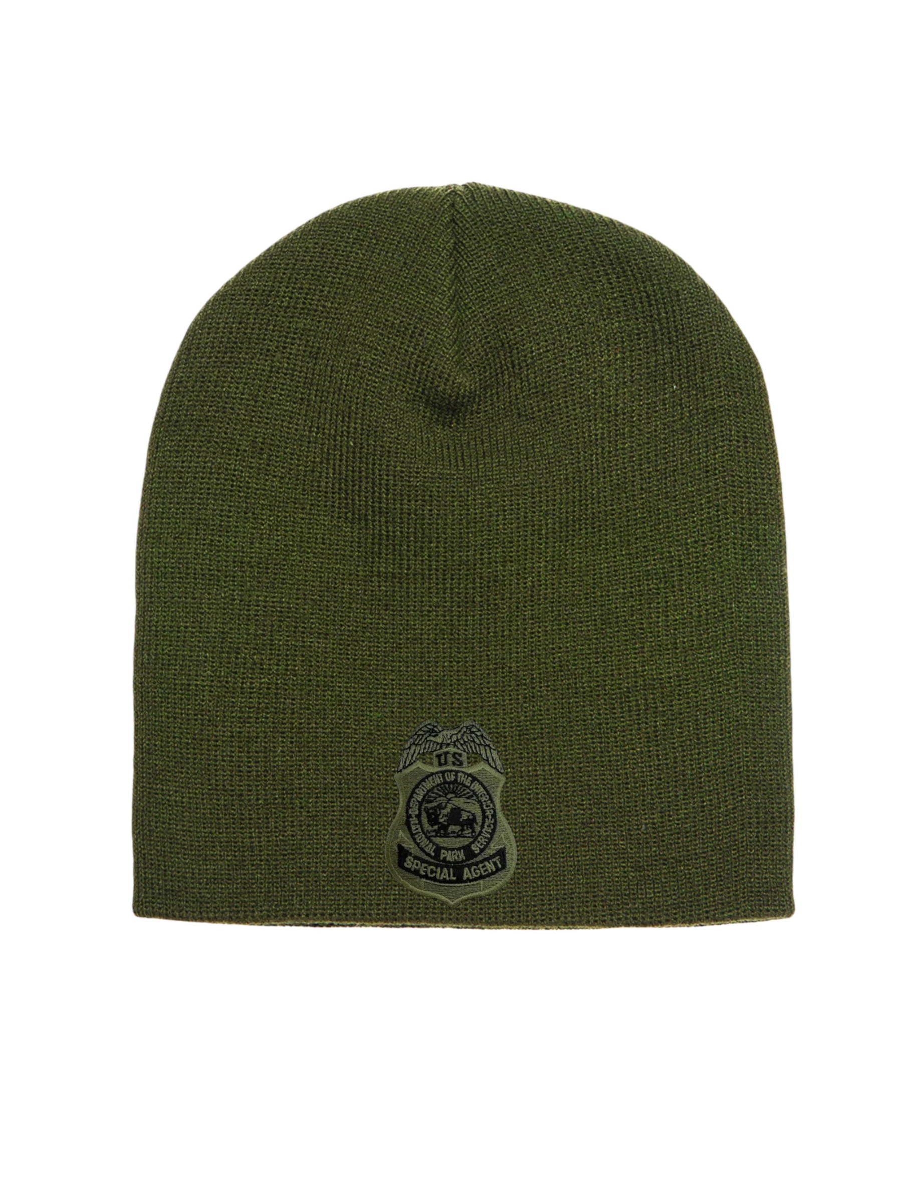 NPS BADGE SKULL KNIT BEANIE - Image 8