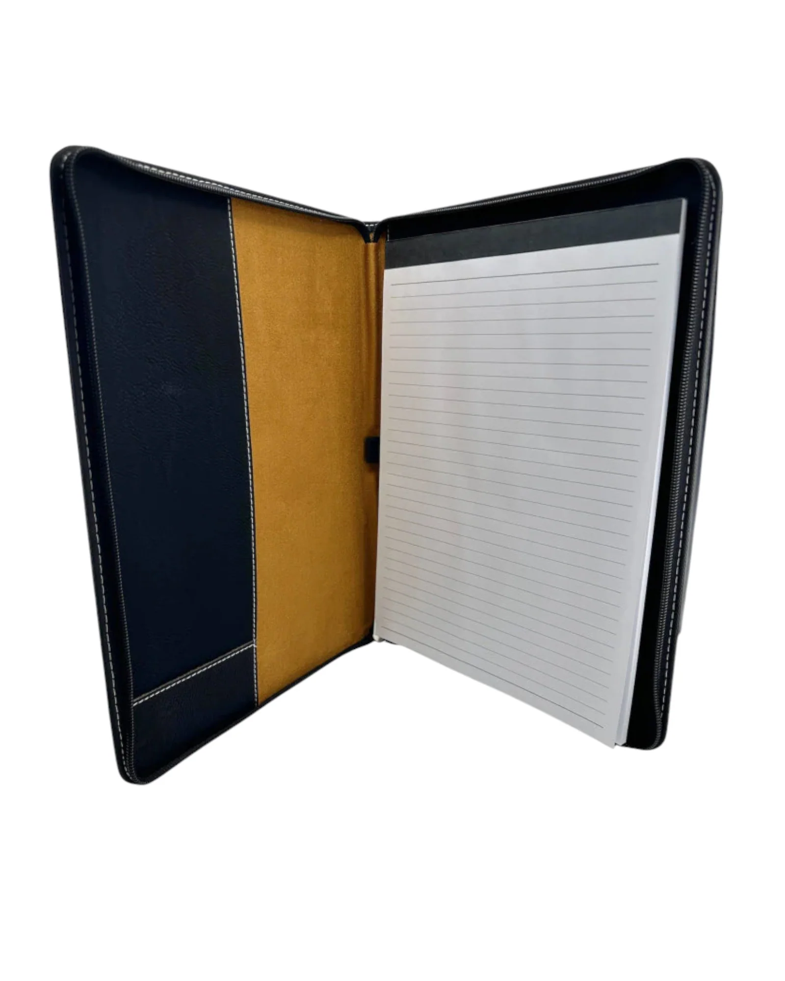 PARK POLICE BADGE ZIPPERED LEATHERLETTE PADFOLIO - Image 3