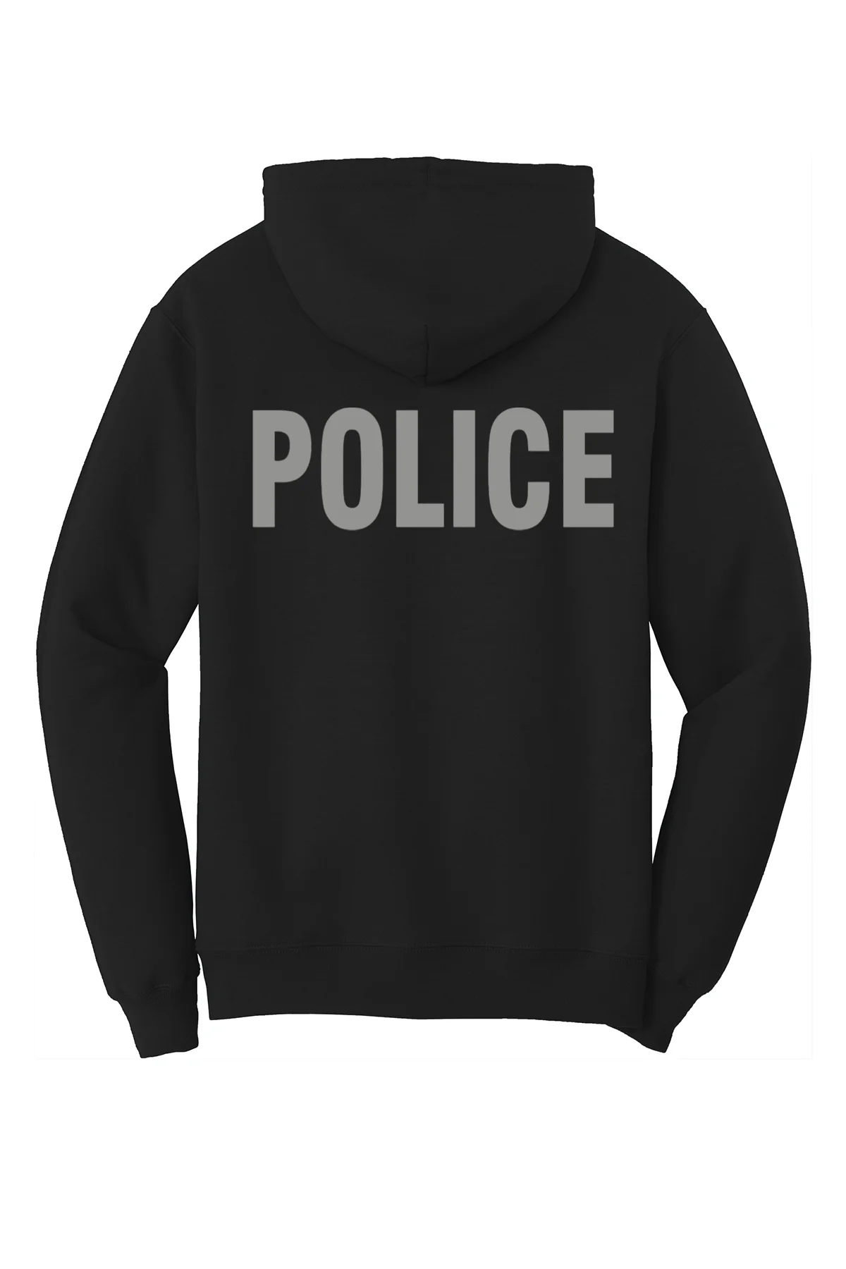 POLICE BACKPRINT HOODED SWEATSHIRT 50/50 FLEECE PC78H - Image 4