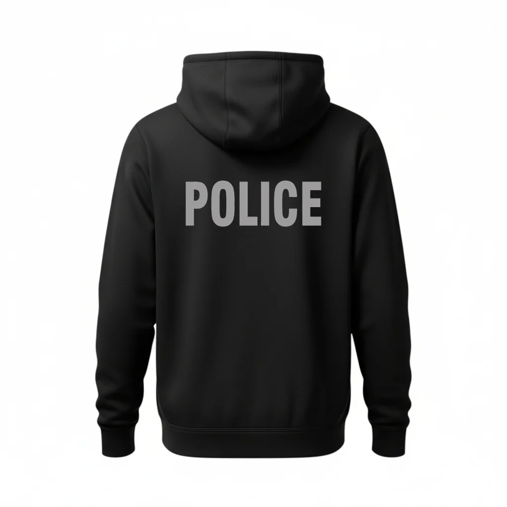 POLICE BACKPRINT SPORT-TEK SPORT-WICK HOODED PULLOVER F244 - Image 4