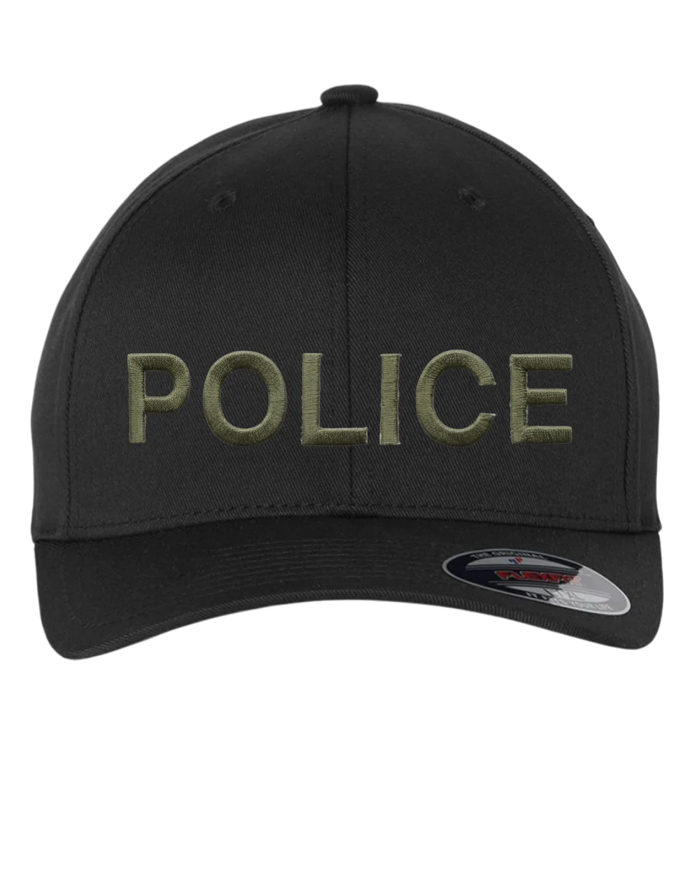POLICE (LETTERS) ON FLEXFIT HAT-6277 - Image 4