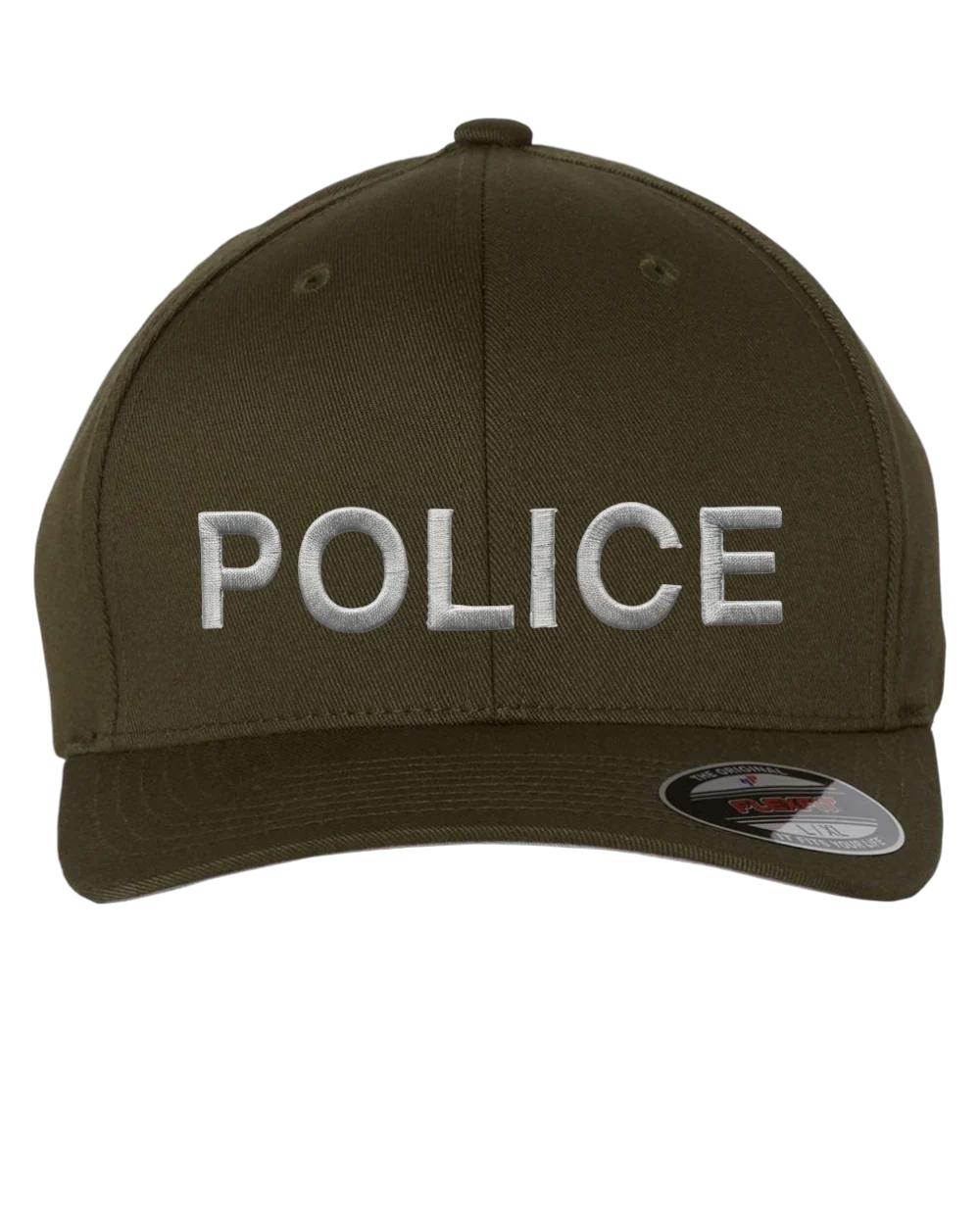 POLICE (LETTERS) ON FLEXFIT HAT-6277 - Image 6