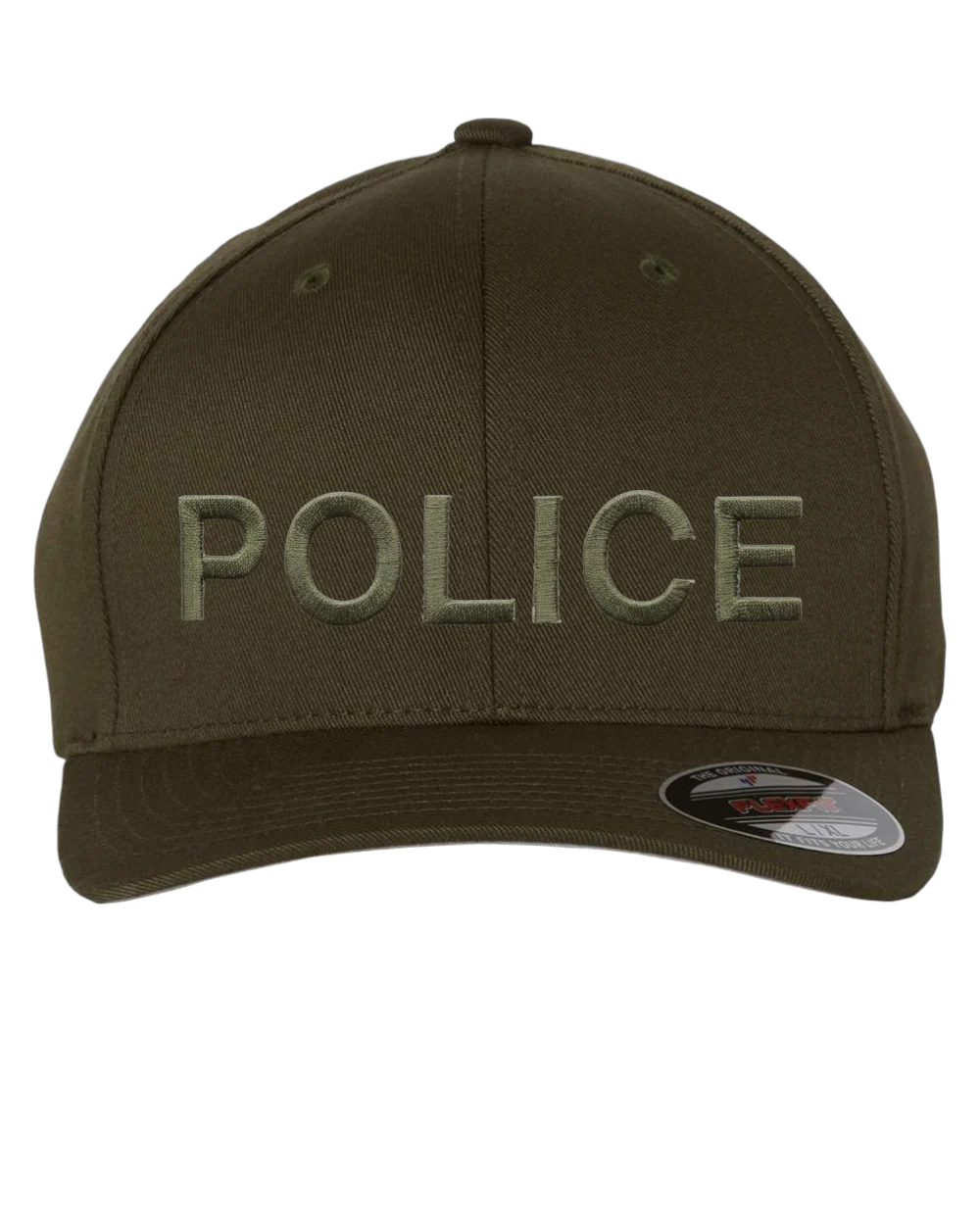 POLICE (LETTERS) ON FLEXFIT HAT-6277 - Image 7