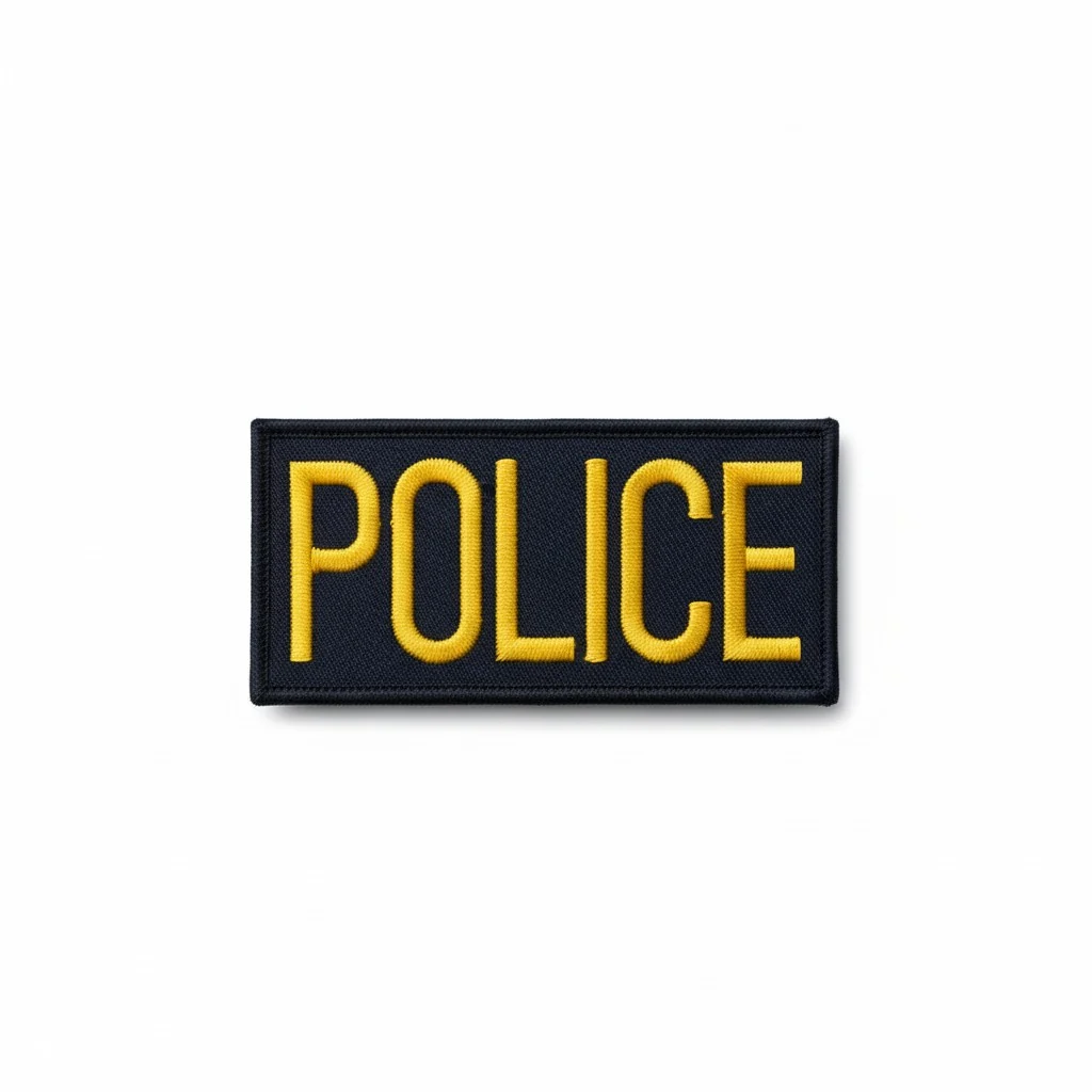 POLICE PATCH 4" X 2" - Image 6