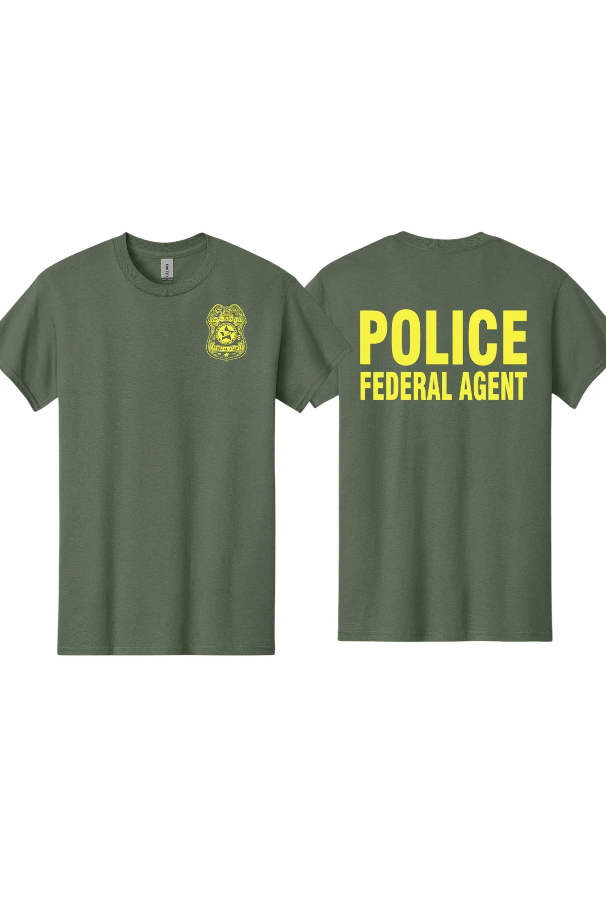 POSTAL INSPECTOR RAID T-SHIRT HEAVY COTTON-5000 - Image 4