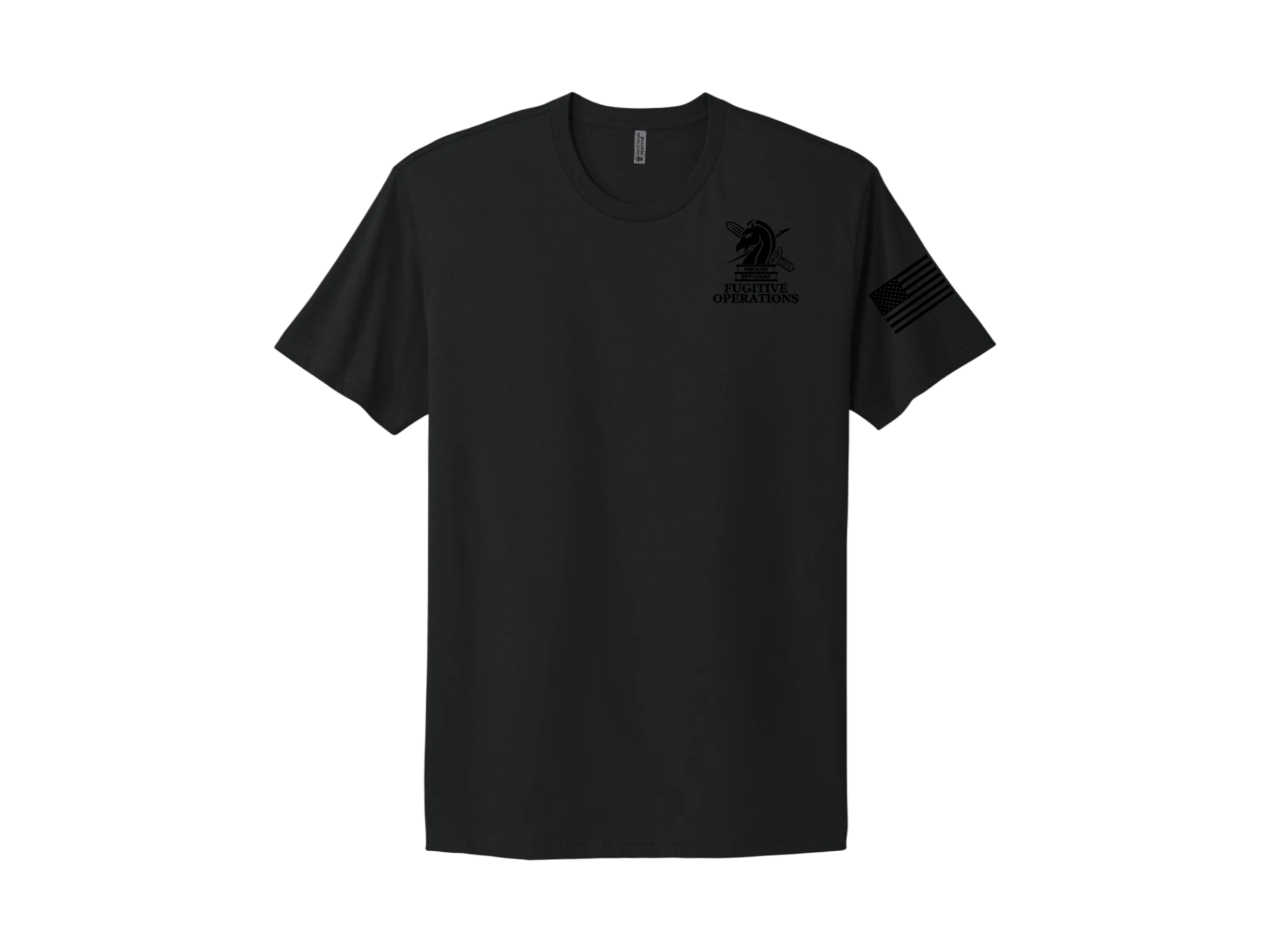 PRINTED ICE FUGITIVE OPS POLICE AGENCY RAID T-SHIRT NEXT LEVEL SOFT COTTON 3600 - Image 5