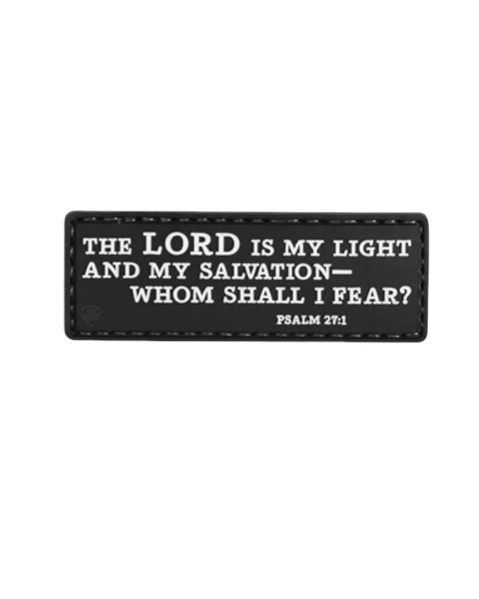 PSALM 27:1 MORAL PATCH