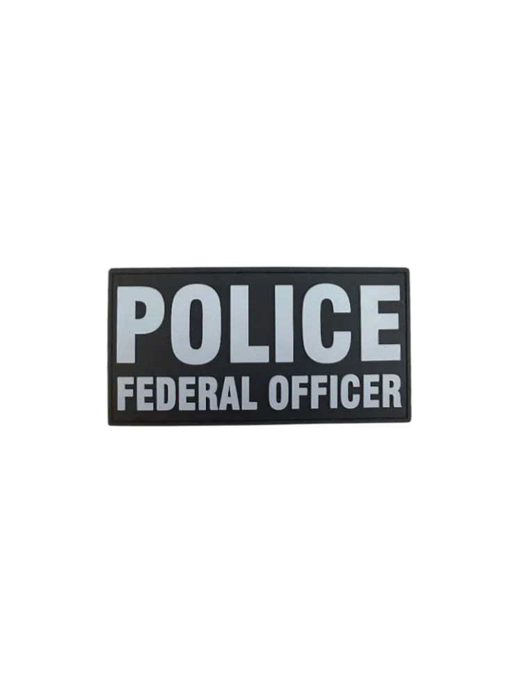 PVC POLICE FEDERAL OFFICER 6"X3" - Image 4