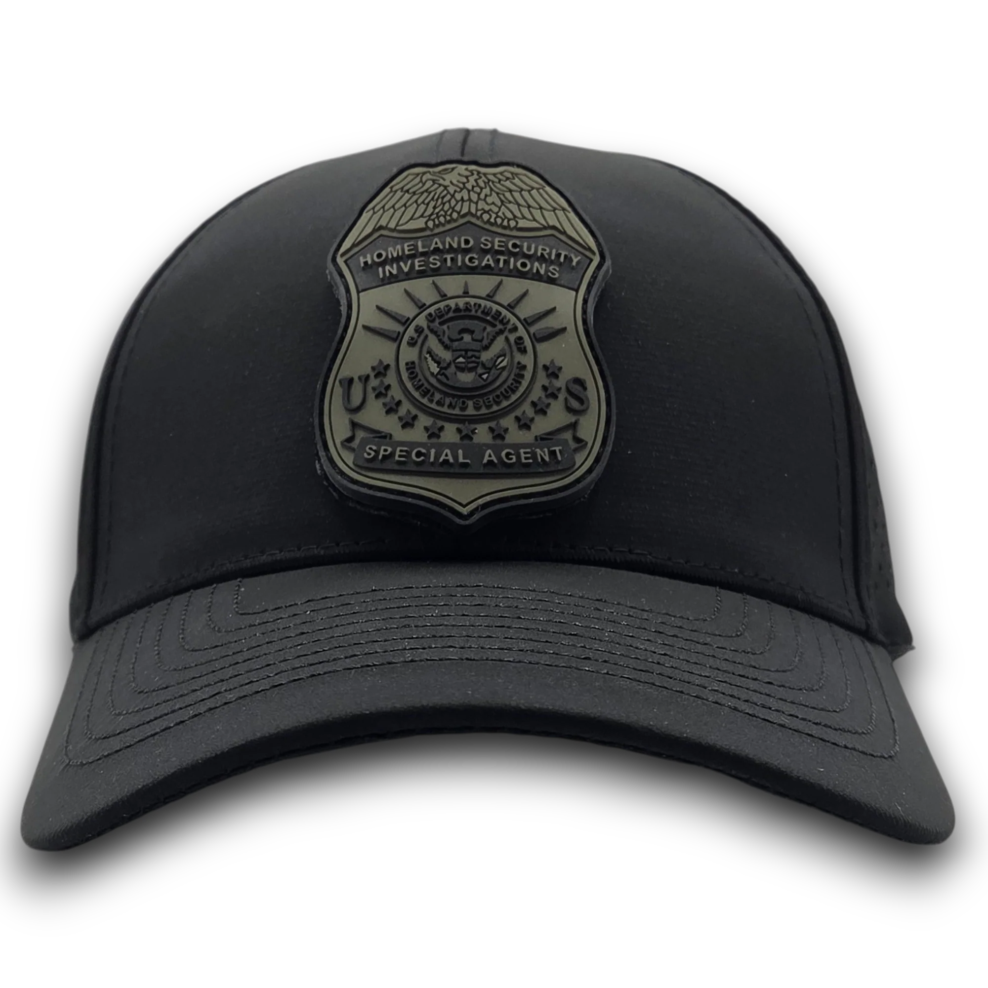 SCS BRAND PERFORATED MESH HAT W/ INTERCHANGEABLE HSI BADGE PVC PATCH - Image 4