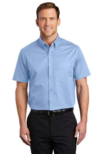 SHORT SLEEVE BUTTON SHIRT S508 - Image 4