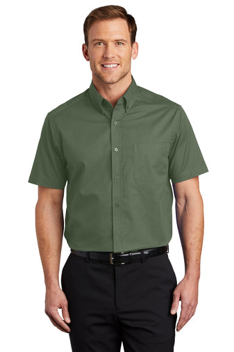 SHORT SLEEVE BUTTON SHIRT S508 - Image 8