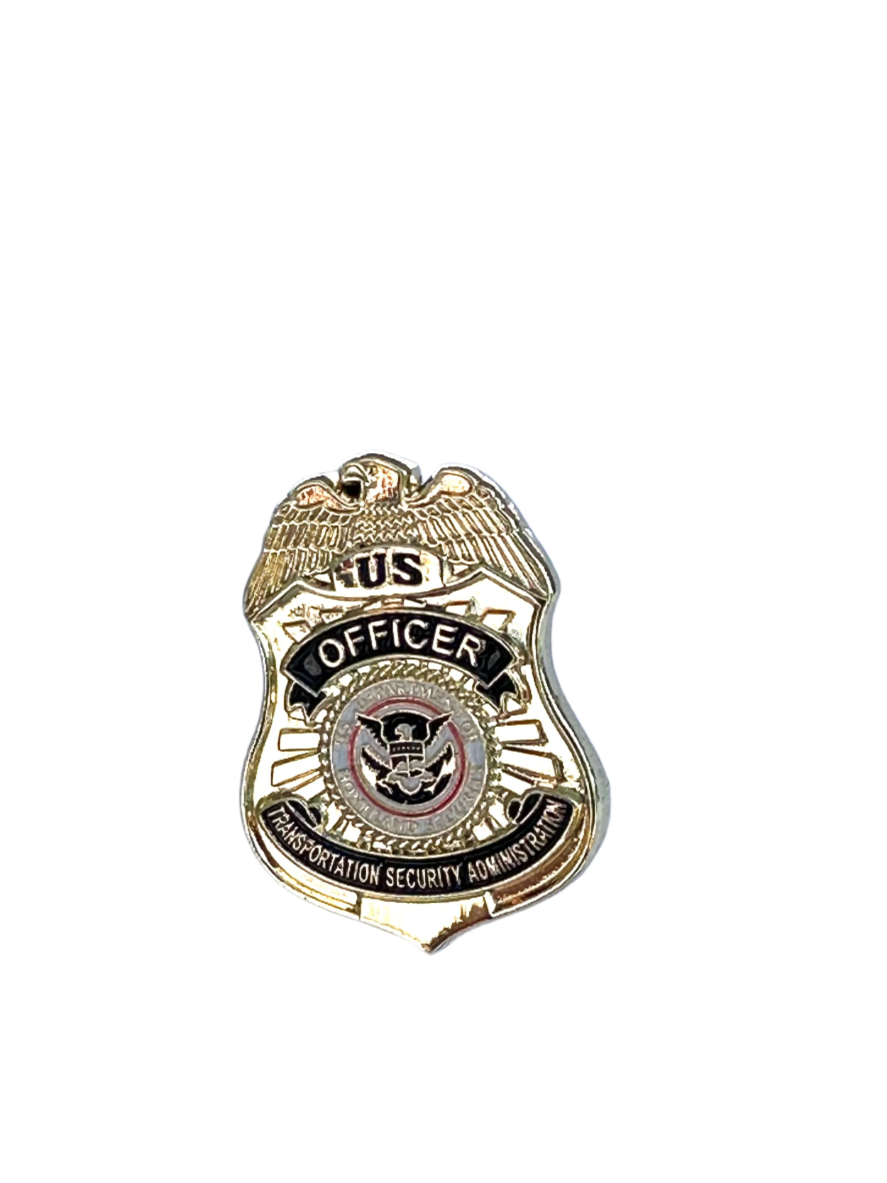 TSA OFFICER BADGE REPLICA TIE PIN