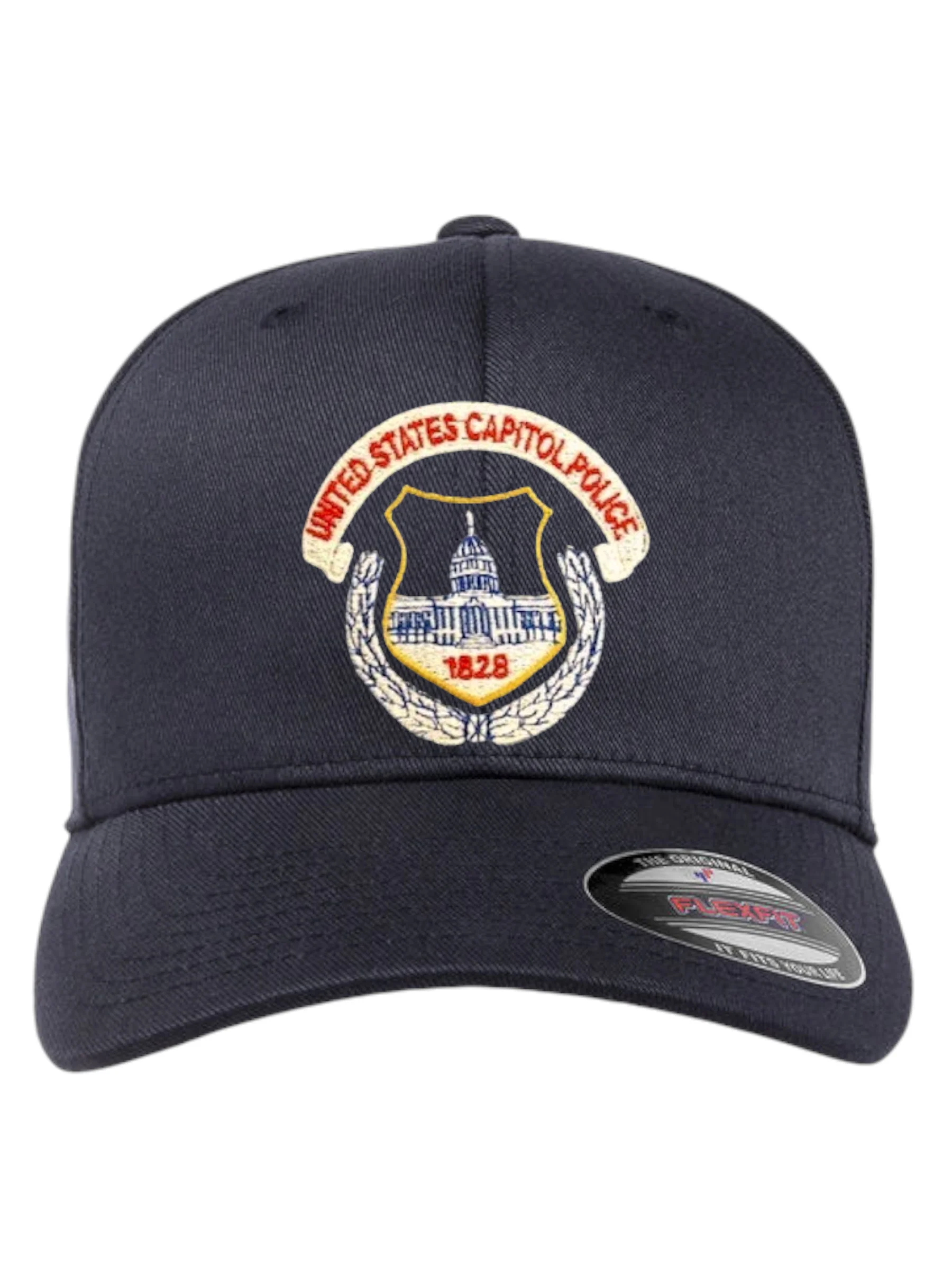 US CAPITOL POLICE SEAL EMBROIDERED ON FLEXFIT HAT - Image 3