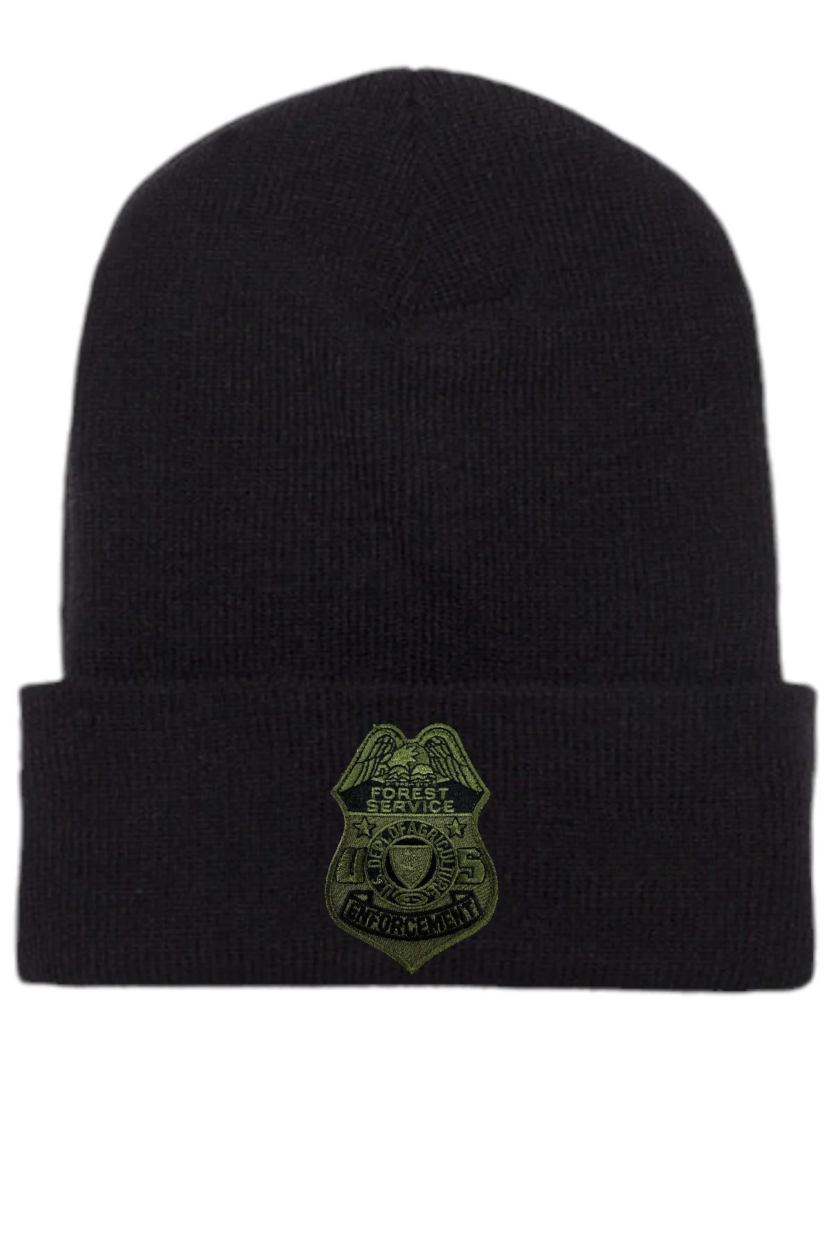 USFS ENFORCEMENT BADGE CUFFED KNIT BEANIE - Image 6