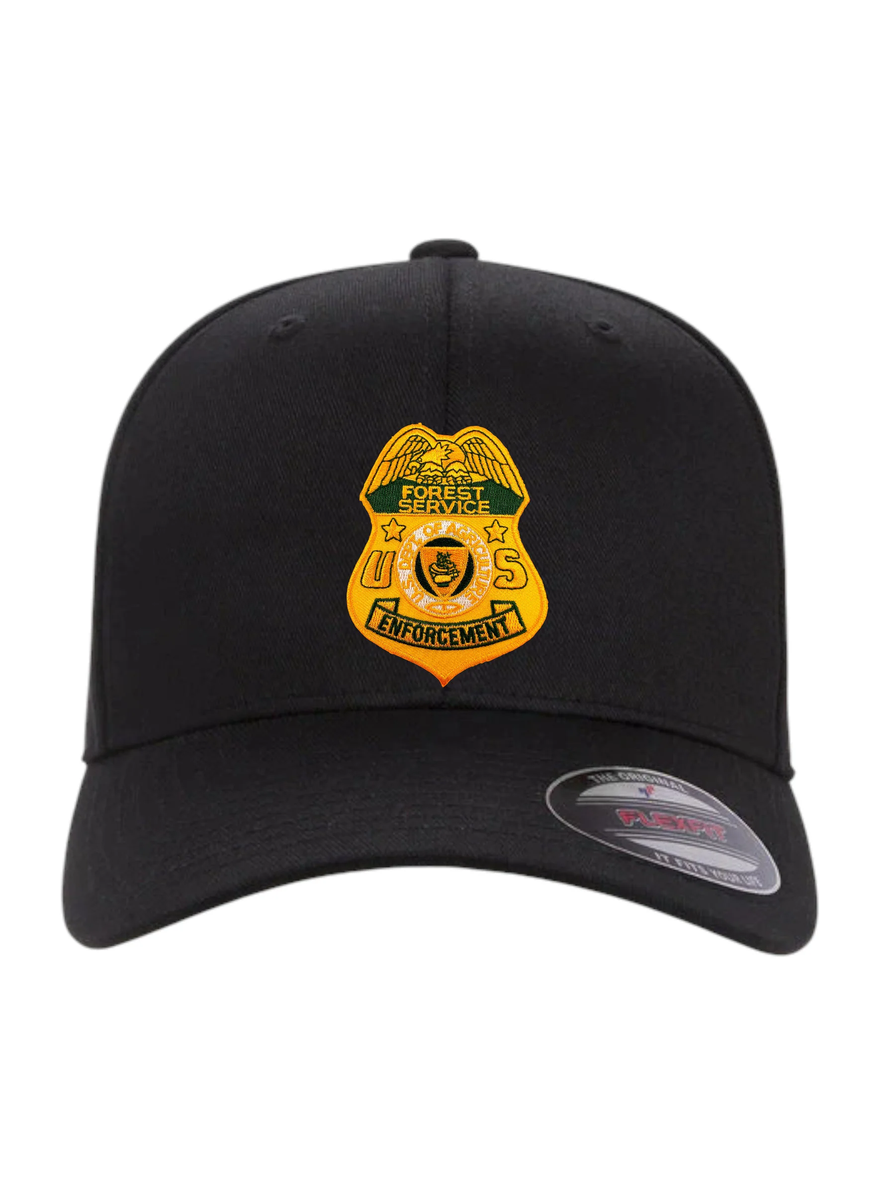 USFS ENFORCEMENT BADGE FLEXFIT HAT - Image 3