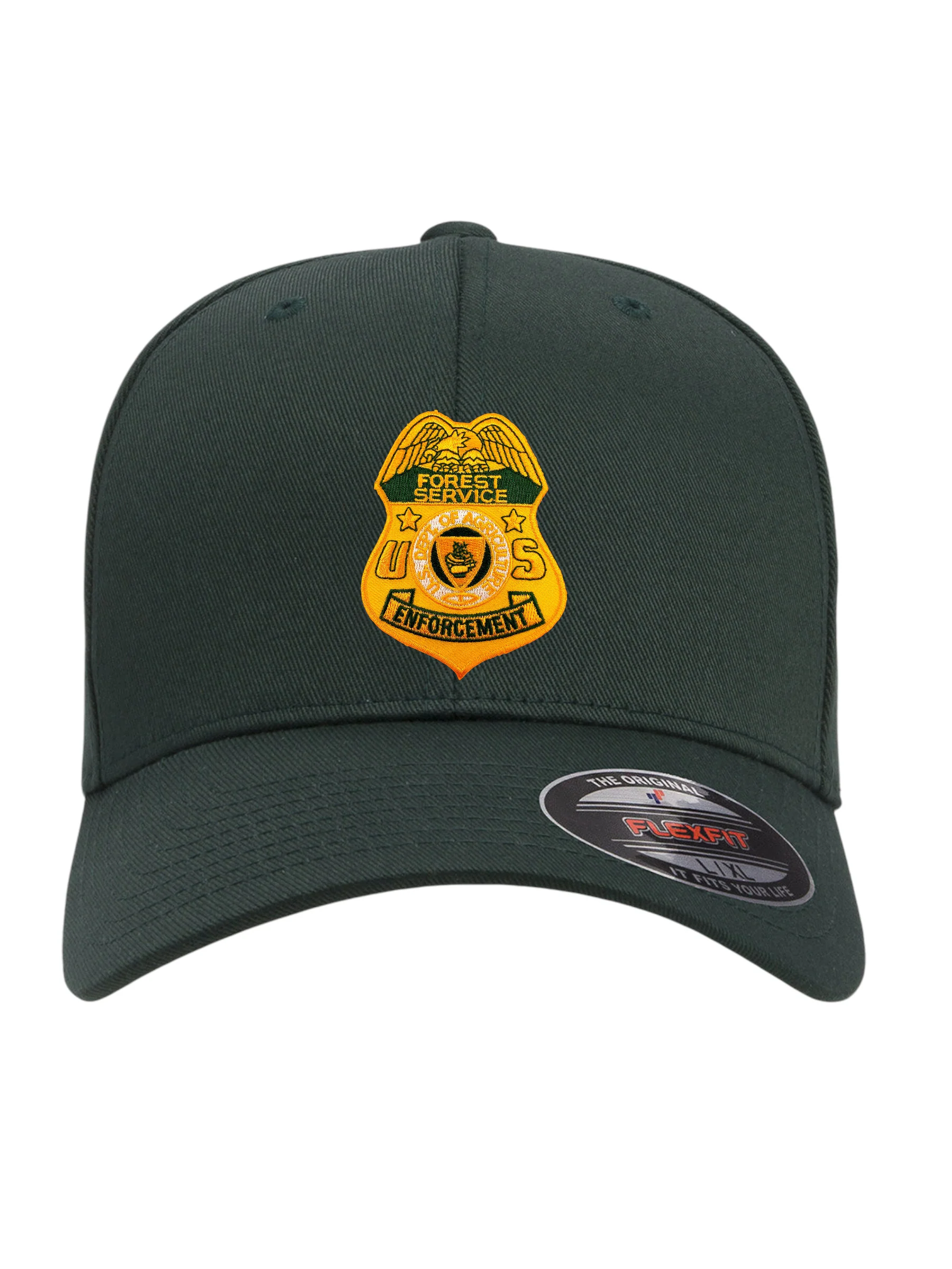 USFS ENFORCEMENT BADGE FLEXFIT HAT - Image 8