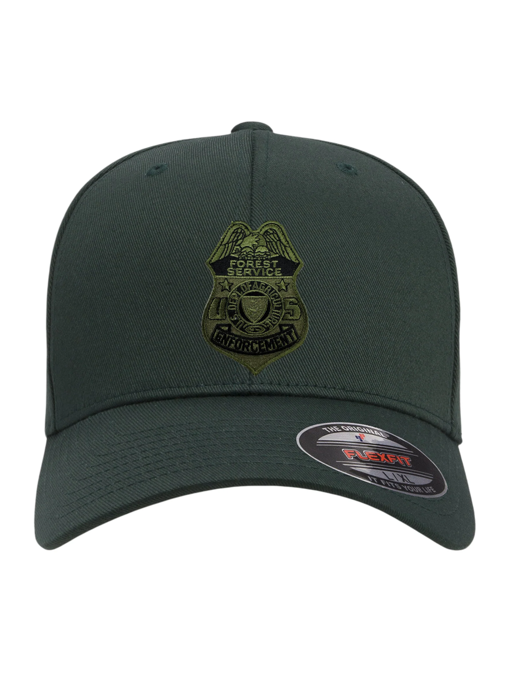USFS ENFORCEMENT BADGE FLEXFIT HAT - Image 9