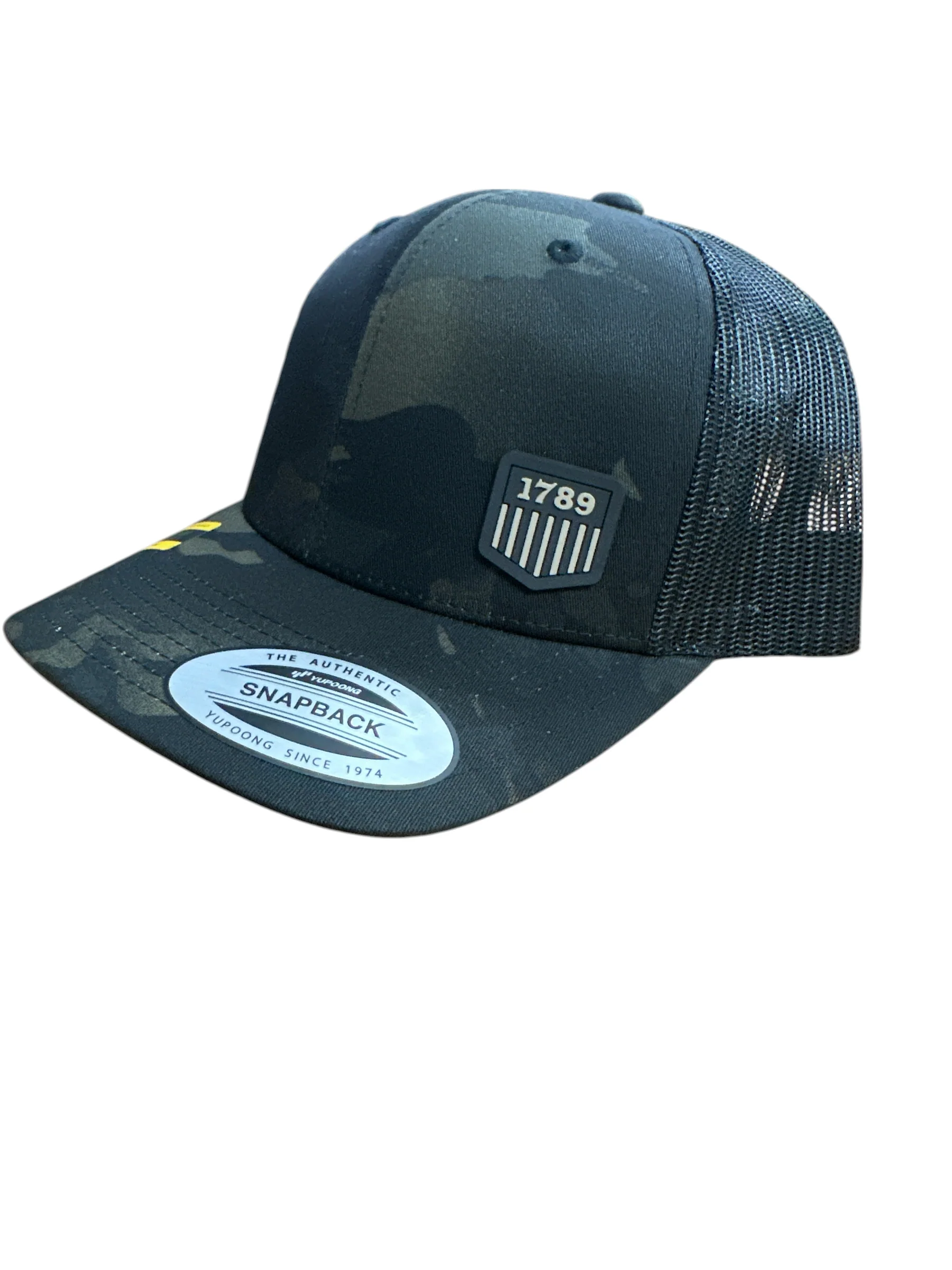 USMS PVC 1789 LOGO TAN/BLACK YP CLASSIC HAT-STC39 - Image 3