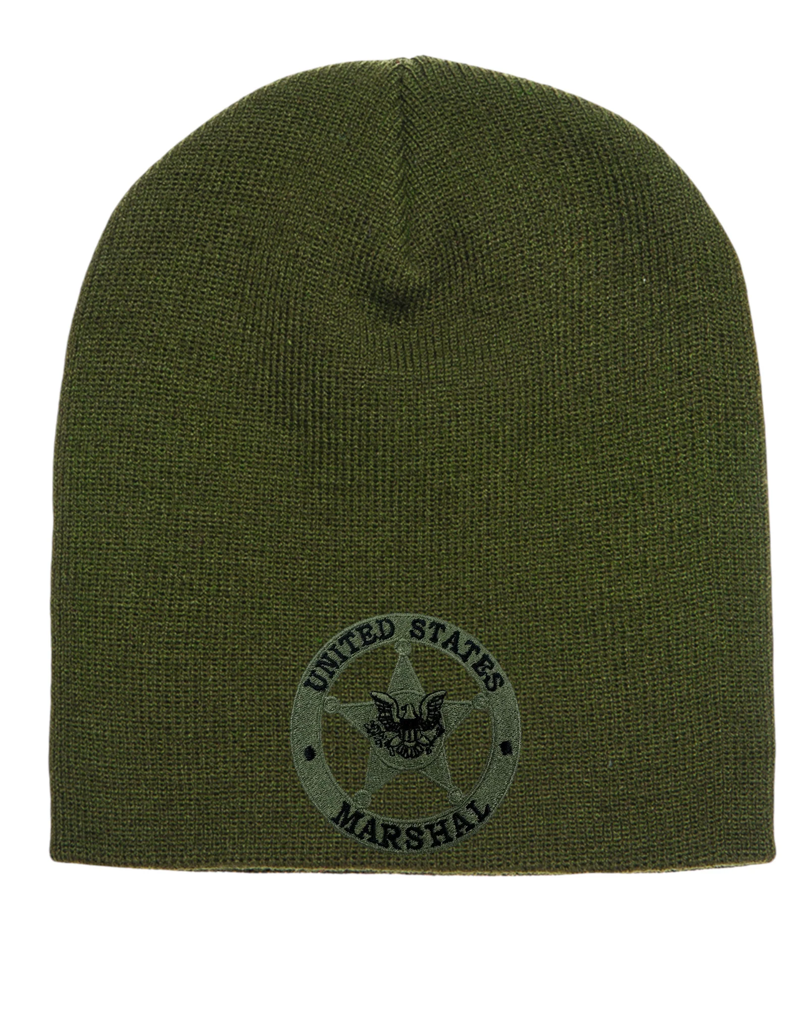 USMS EMBROIDERED  SKULL KNIT BEANIE - Image 10