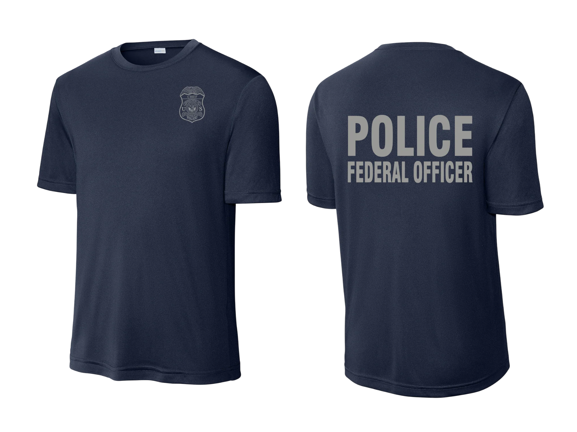 VA POLICE BADGE WICKING T-SHIRT-ST350 - Image 27