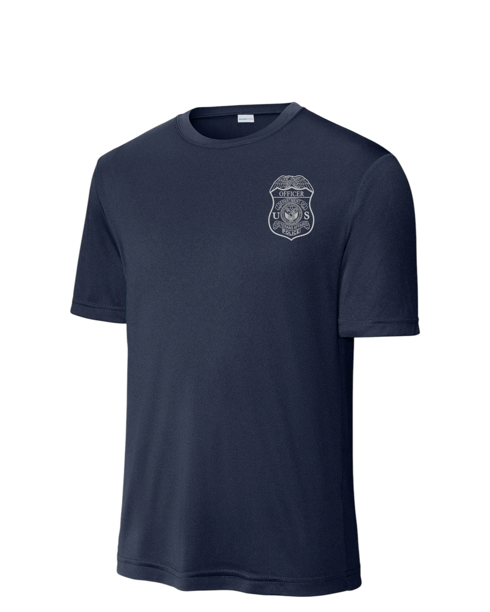 VA POLICE BADGE WICKING T-SHIRT-ST350 - Image 3