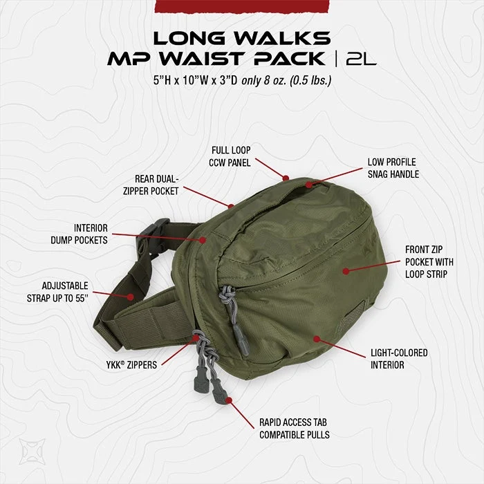 VERTX LONG WALKS MULTIPURPOSE WAIST PACK - Image 3