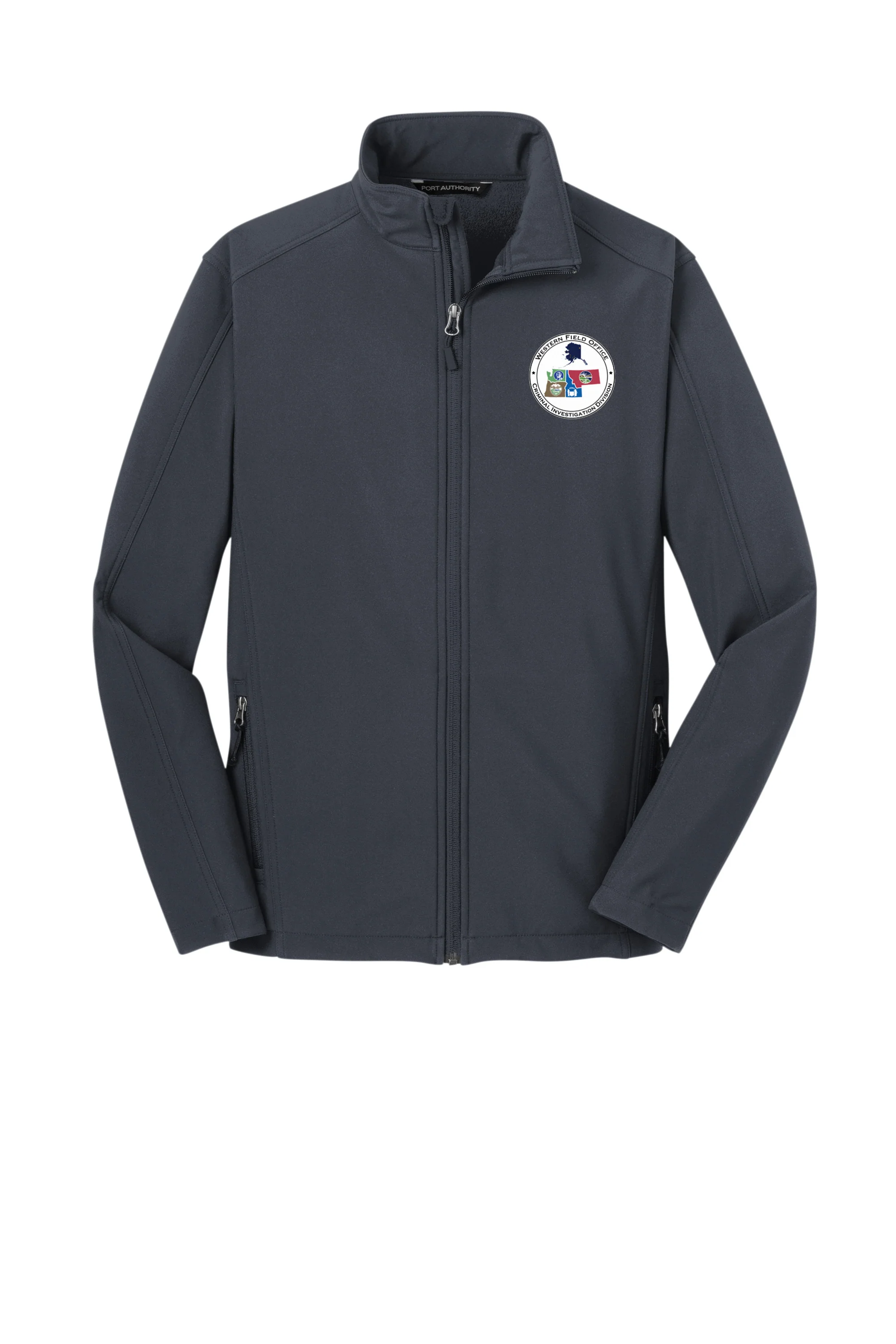WESTERN FIELD OFFICE CID PRINTED - SOFT SHELL JACKET J317