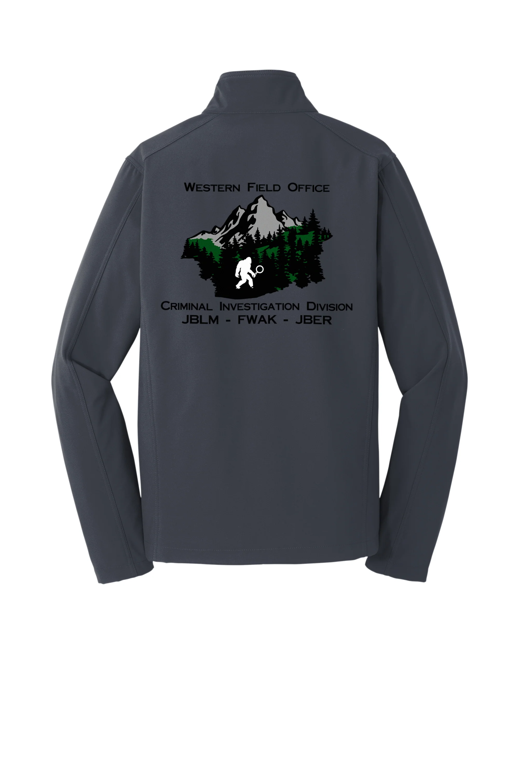 WESTERN FIELD OFFICE CID PRINTED - SOFT SHELL JACKET J317 - Image 2