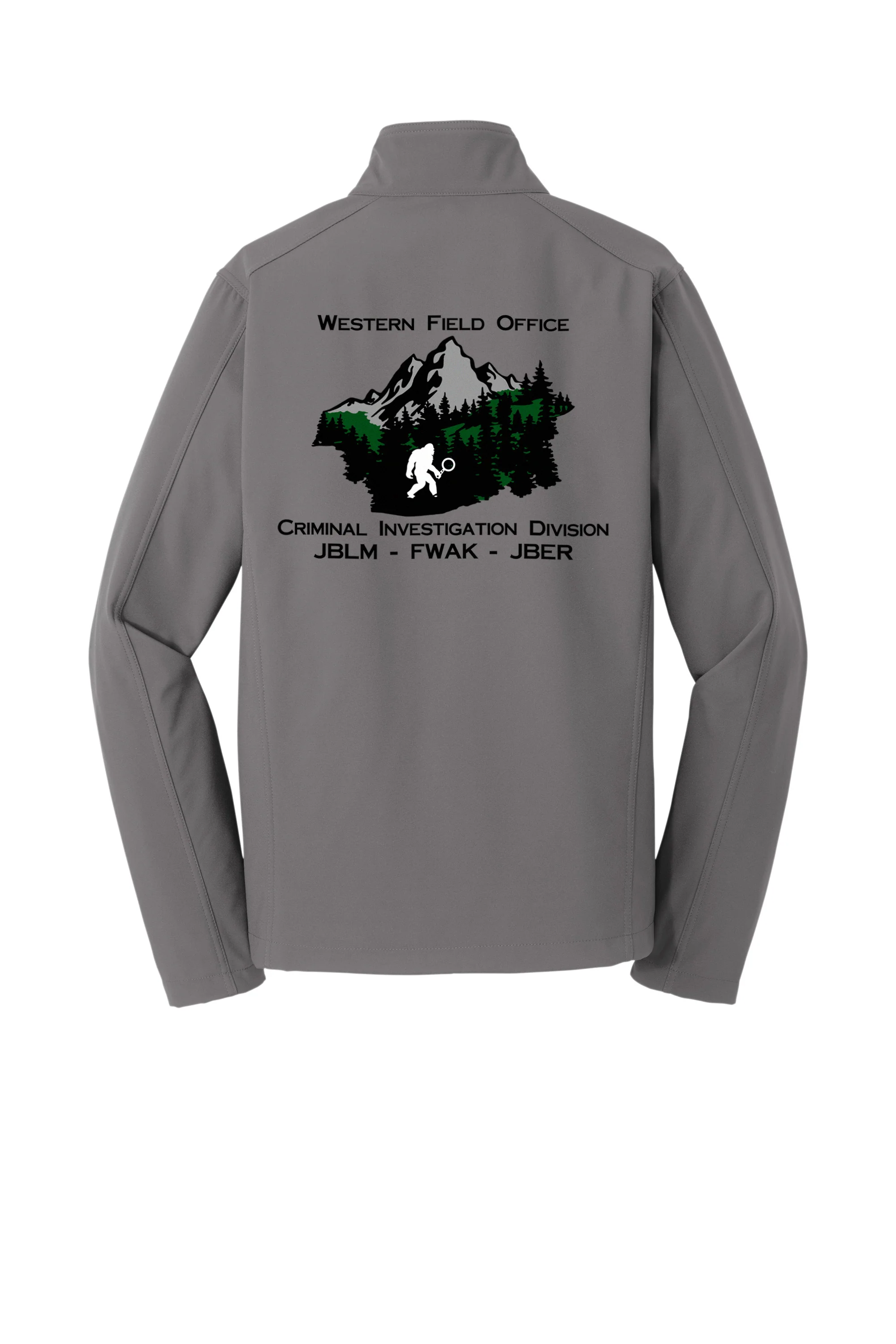 WESTERN FIELD OFFICE CID PRINTED - SOFT SHELL JACKET J317 - Image 4