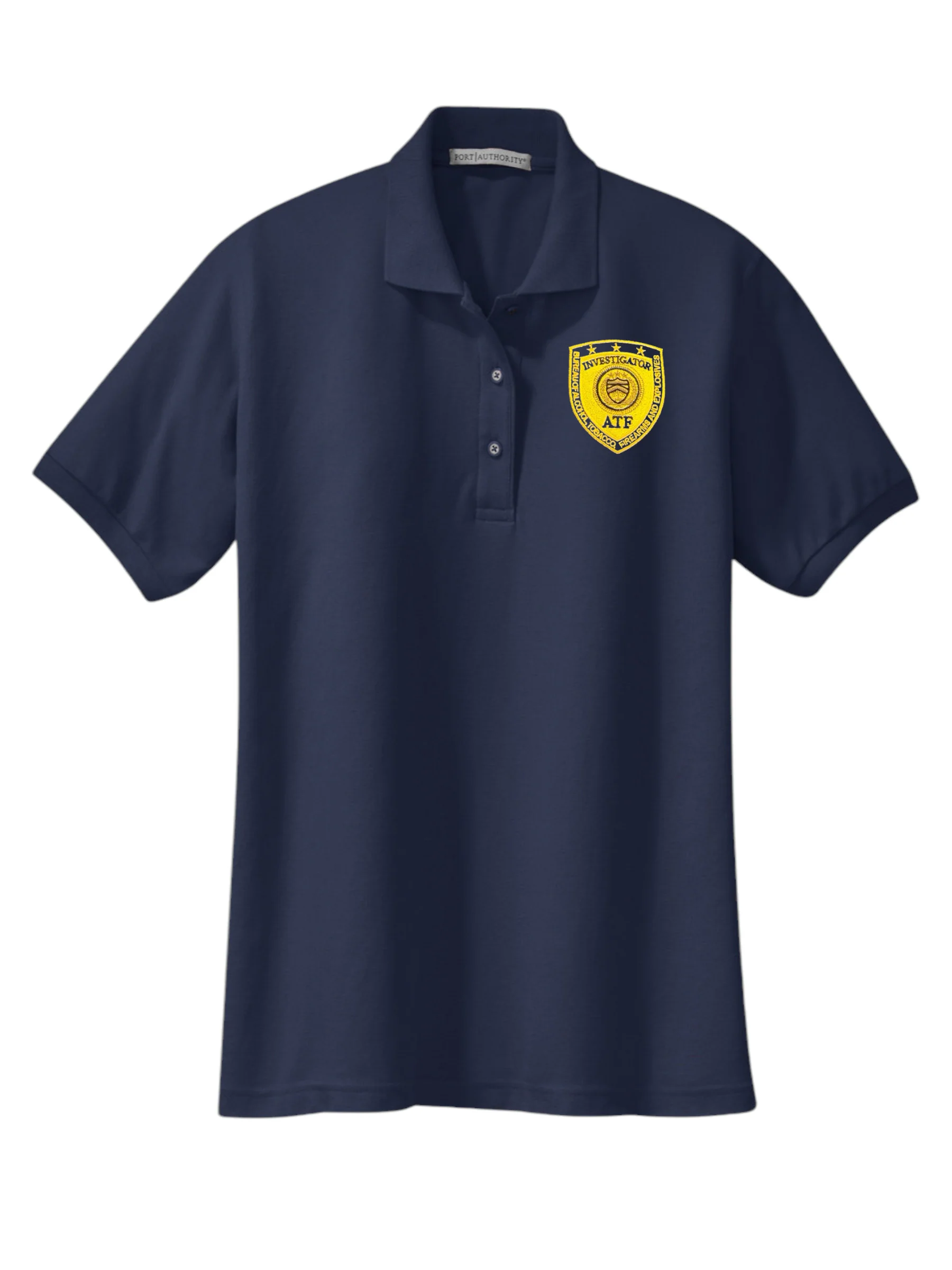 WOMEN'S ATF INVESTIGATOR BADGE PORT AUTHORITY POLO - L500 - Image 9