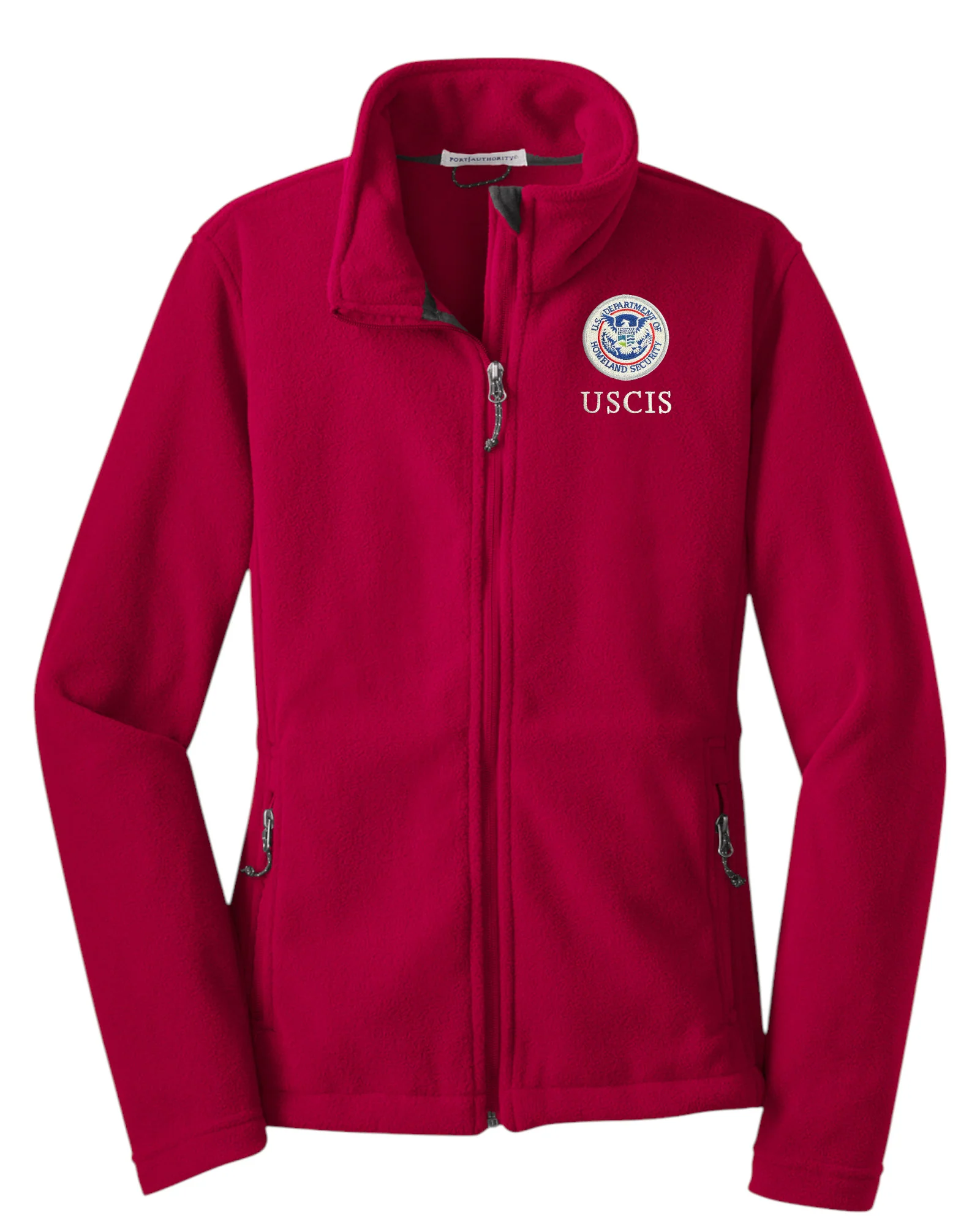 WOMEN'S USCIS FLEECE JACKET-L217 - Image 5