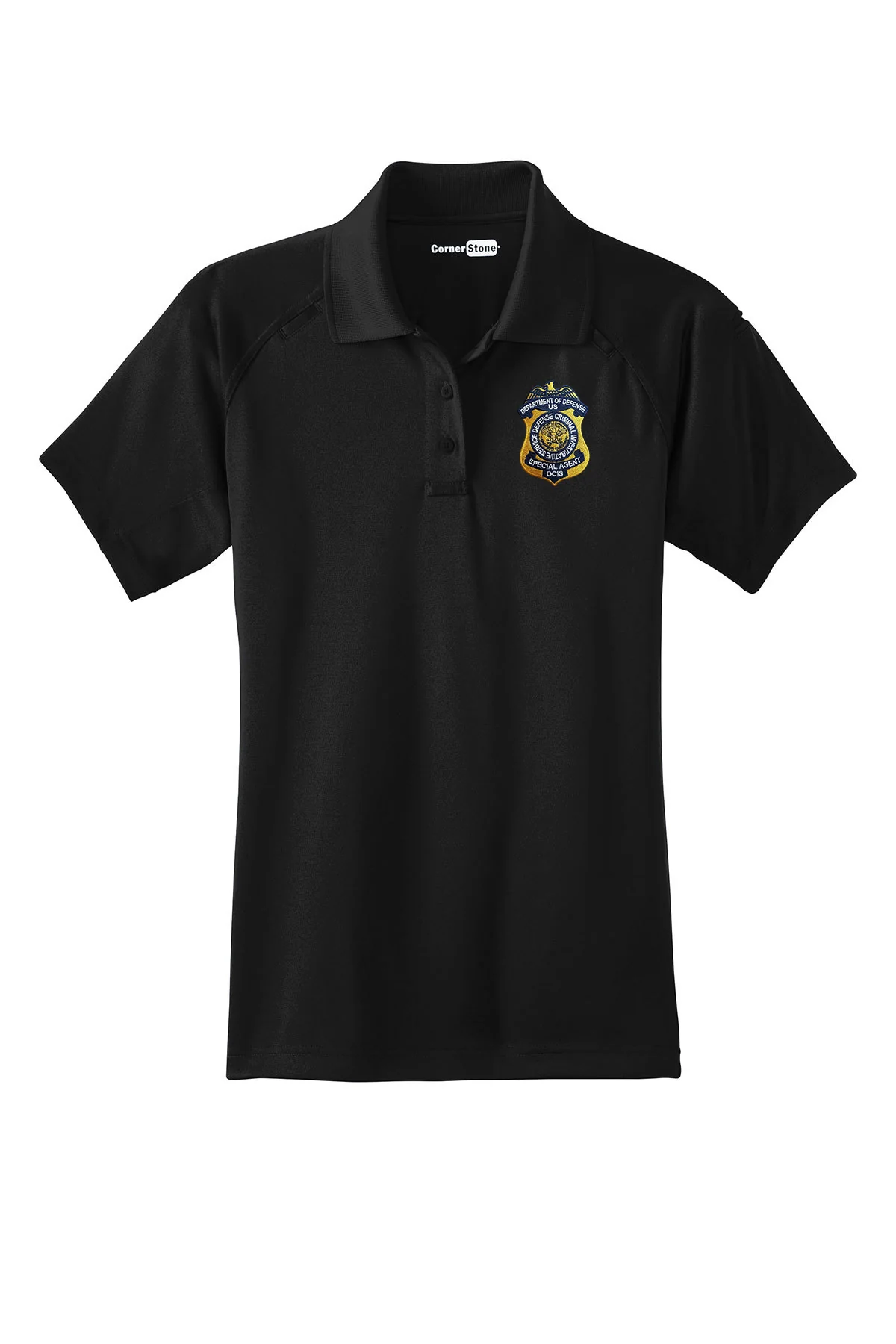 WOMEN'S DCIS S/A BADGE TACTICAL POLO-CS411 - Image 3