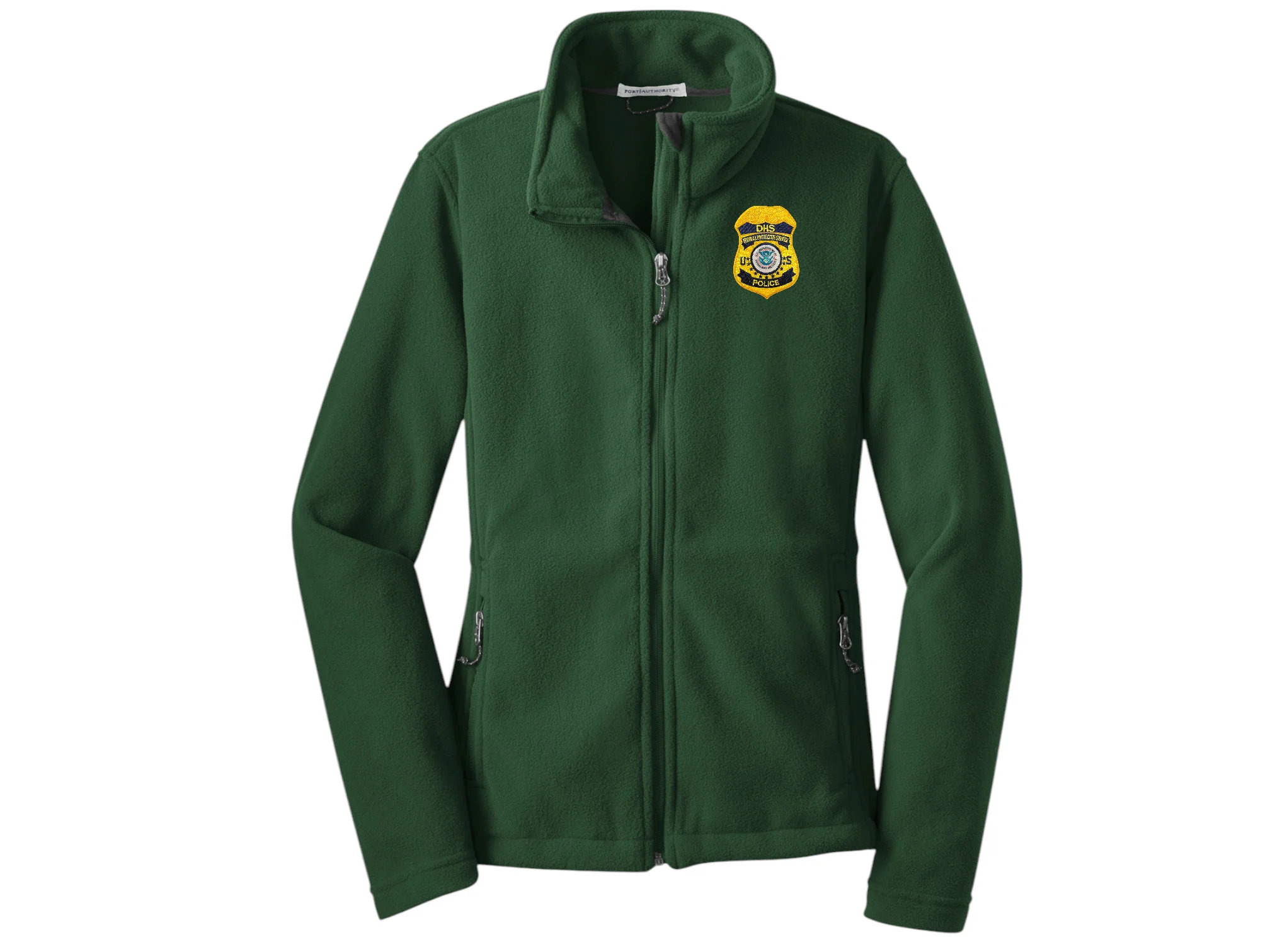 WOMEN'S DHS FPS BADGE FLEECE FULL ZIP JACKET-L217 - Image 7