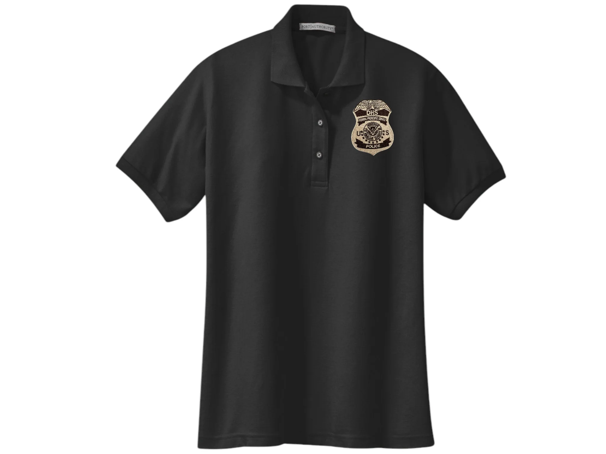 WOMEN'S DHS FPS BADGE PORT AUTHORITY POLO - L500 - Image 9