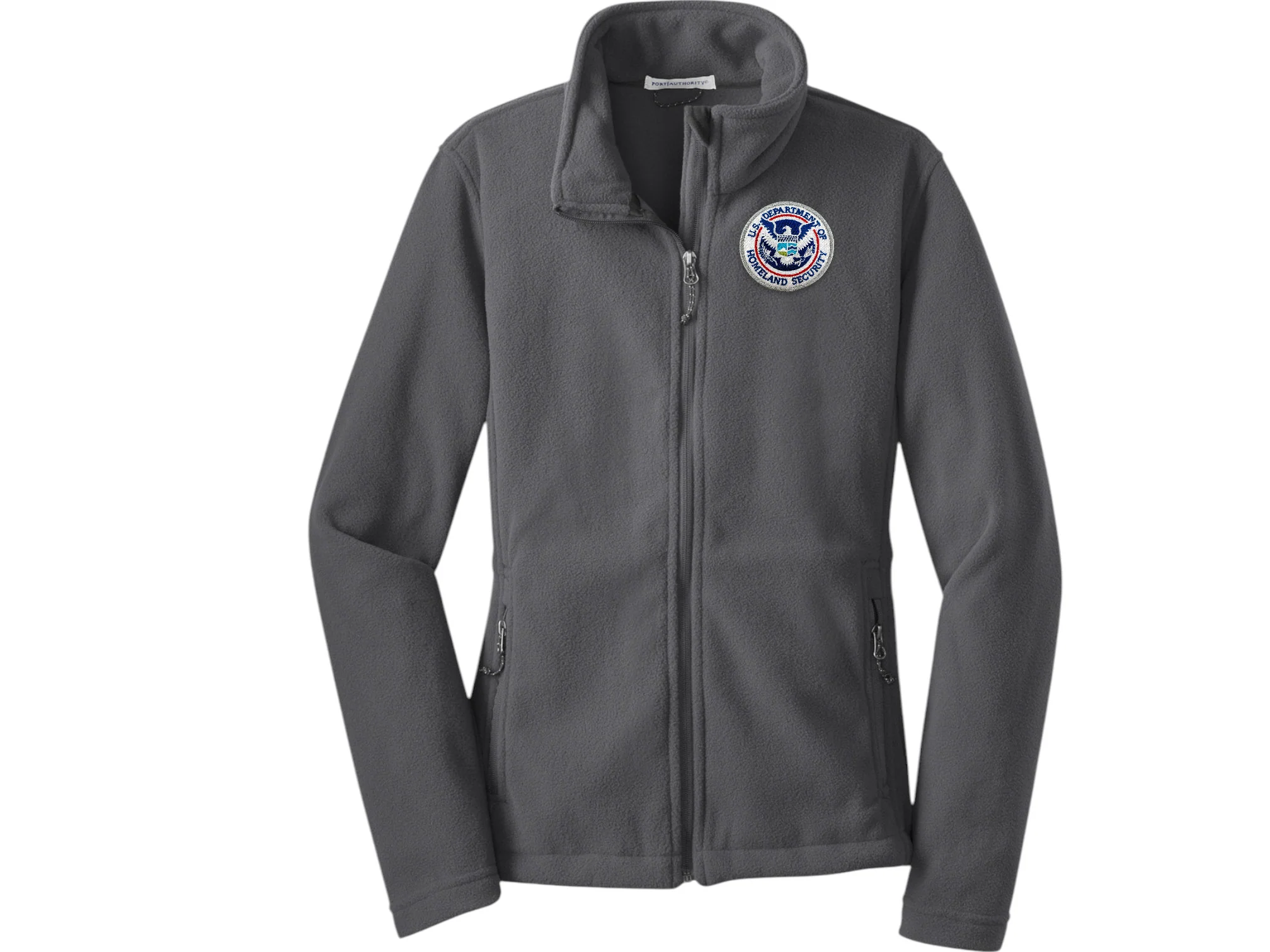 WOMEN'S FLEECE FULL ZIP JACKET DHS SEAL EMBROIDERED - Image 16