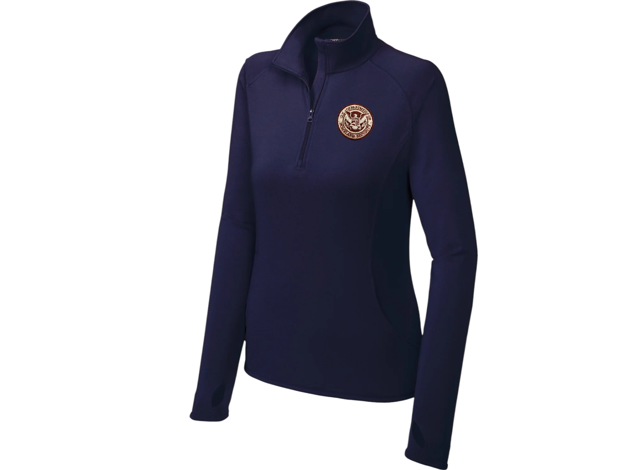 WOMEN'S DHS SPORT TEK SPORT WICK STRETCH 1/2 ZIP PULLOVER-LST850 - Image 10