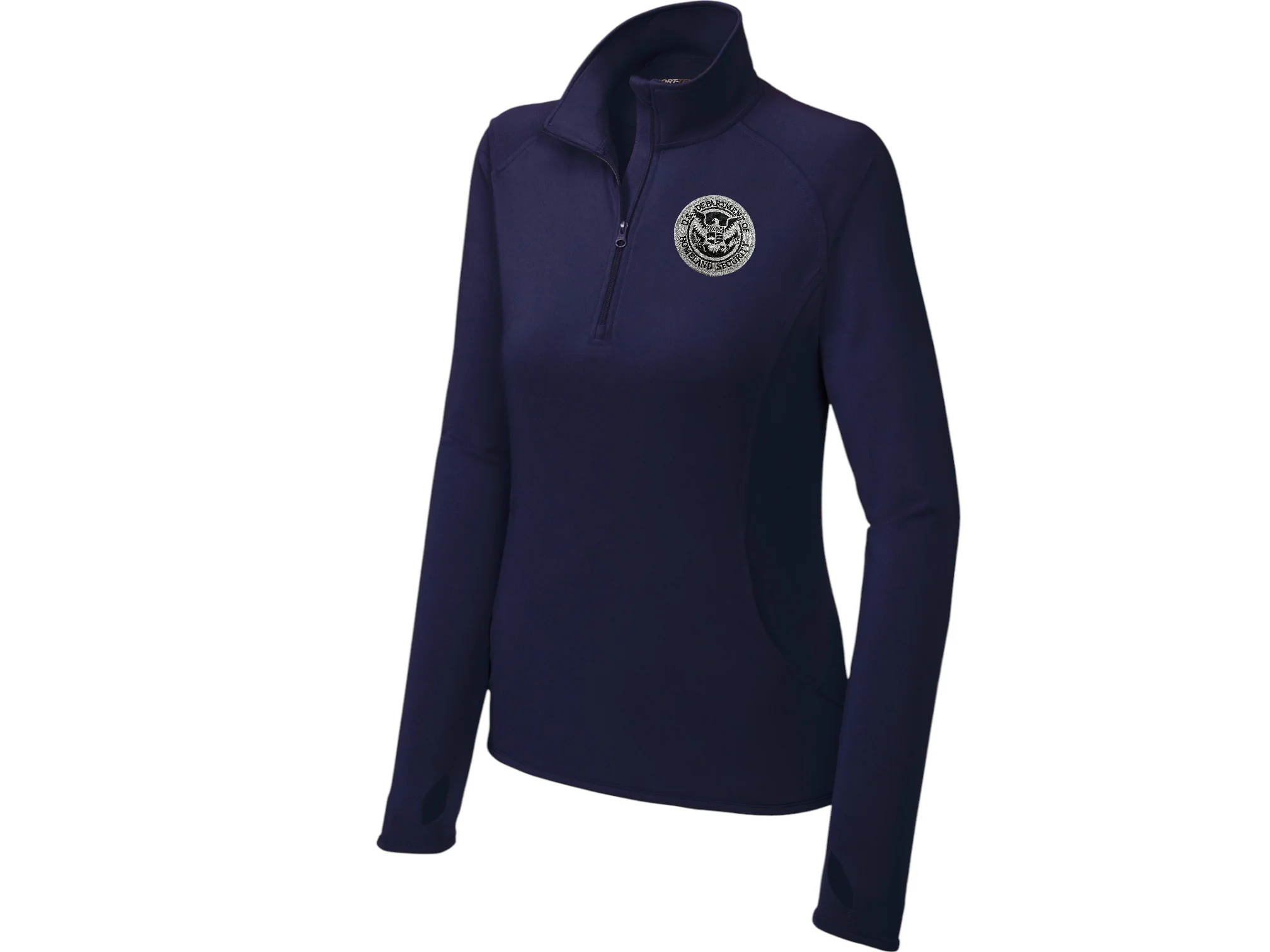WOMEN'S DHS SPORT TEK SPORT WICK STRETCH 1/2 ZIP PULLOVER-LST850 - Image 7