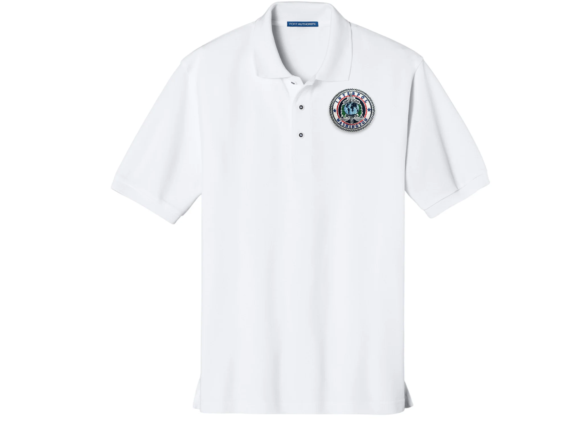 MEN'S INTERPOL WASHINGTON BADGE PORT AUTORITY POLO - K500 - Image 6