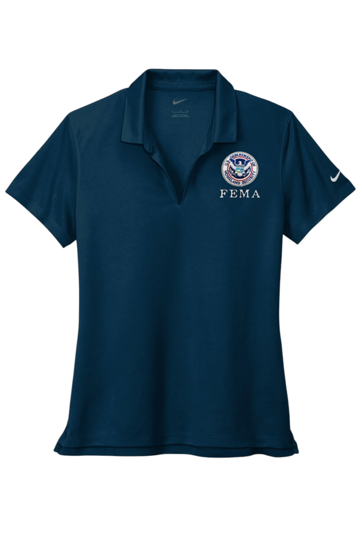 WOMEN'S FEMA NIKE WOMEN'S DRI-FIT MICRO PIQUE 2.0 POLO NKDC1991 - Image 2