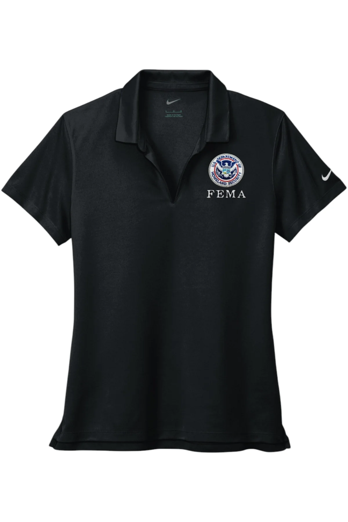 WOMEN'S FEMA NIKE WOMEN'S DRI-FIT MICRO PIQUE 2.0 POLO NKDC1991 - Image 3