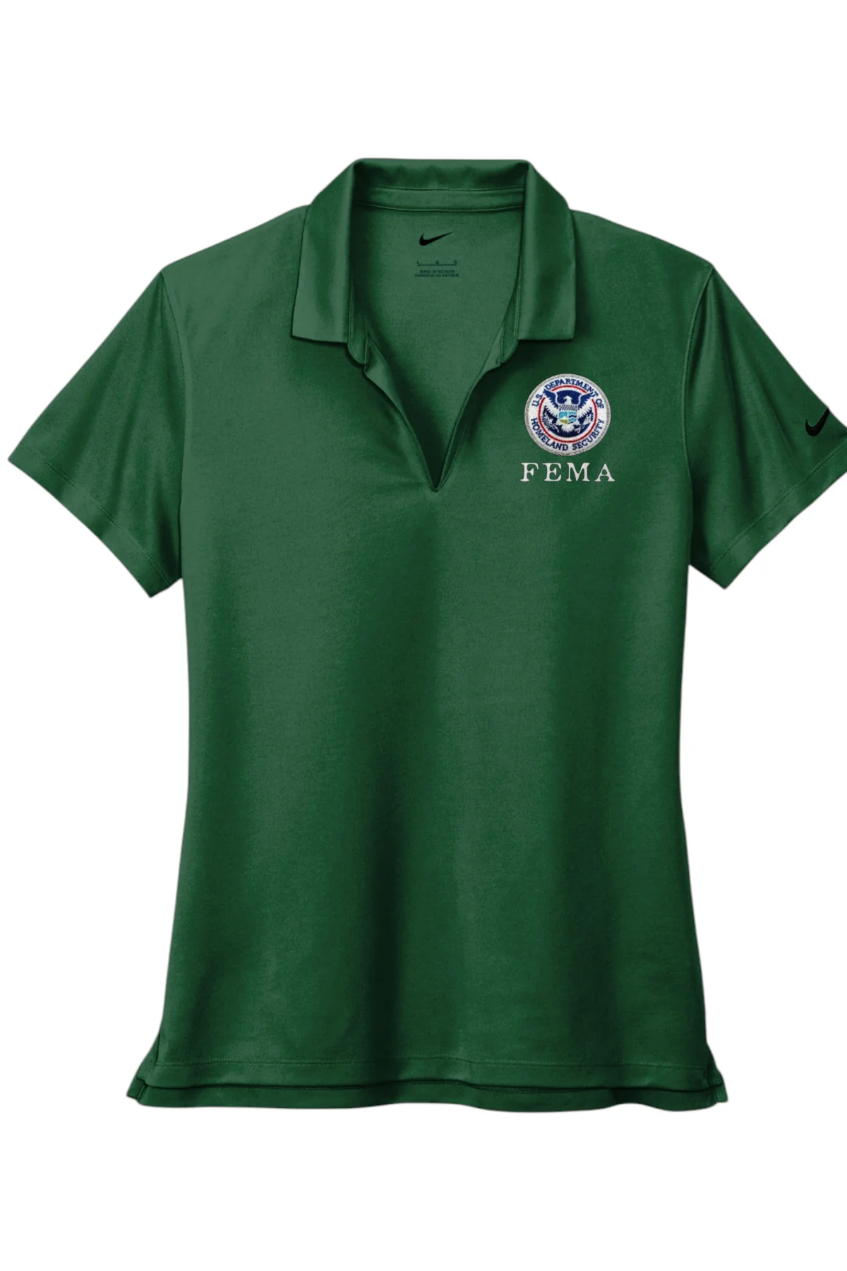 WOMEN'S FEMA NIKE WOMEN'S DRI-FIT MICRO PIQUE 2.0 POLO NKDC1991 - Image 4