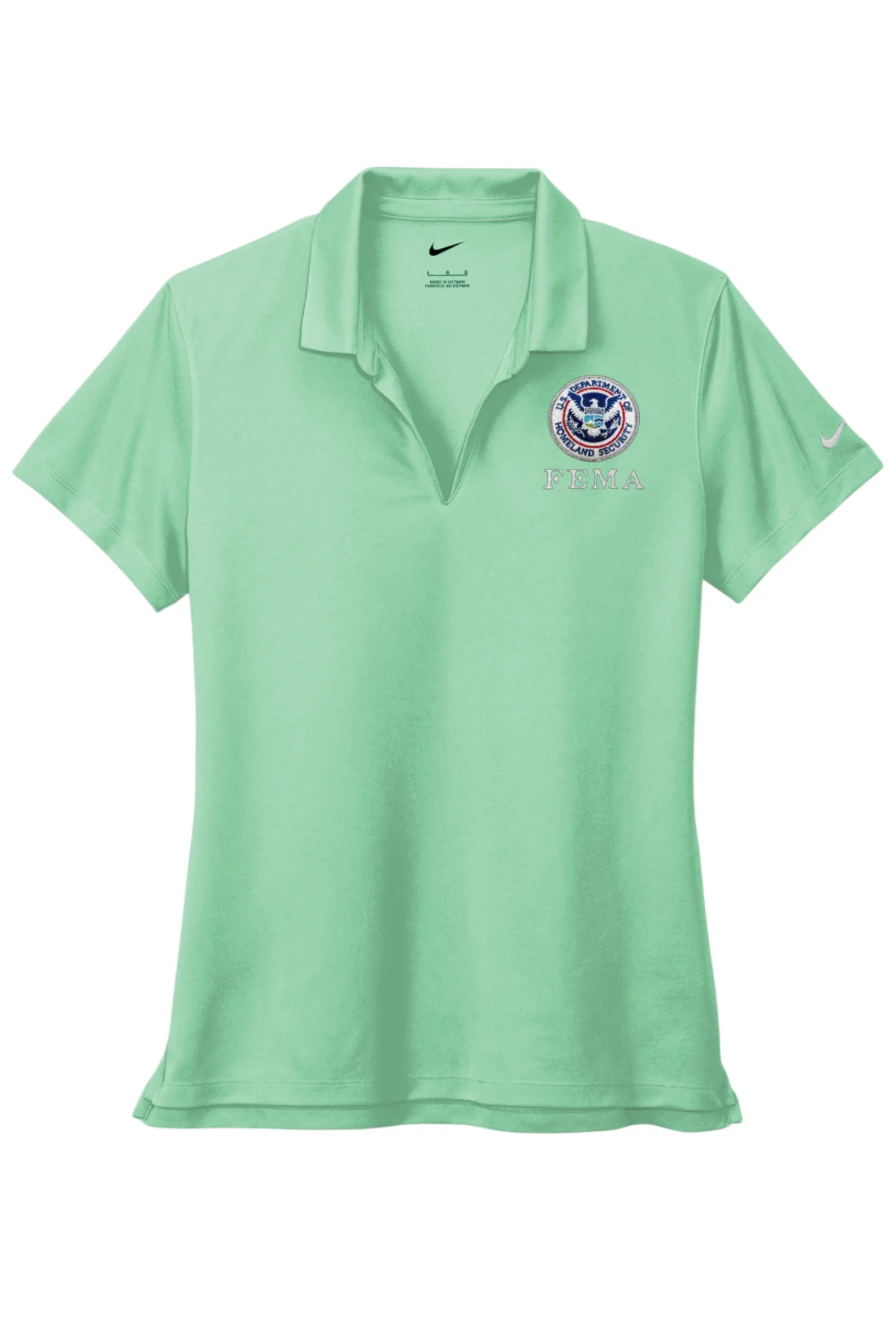 WOMEN'S FEMA NIKE WOMEN'S DRI-FIT MICRO PIQUE 2.0 POLO NKDC1991 - Image 9